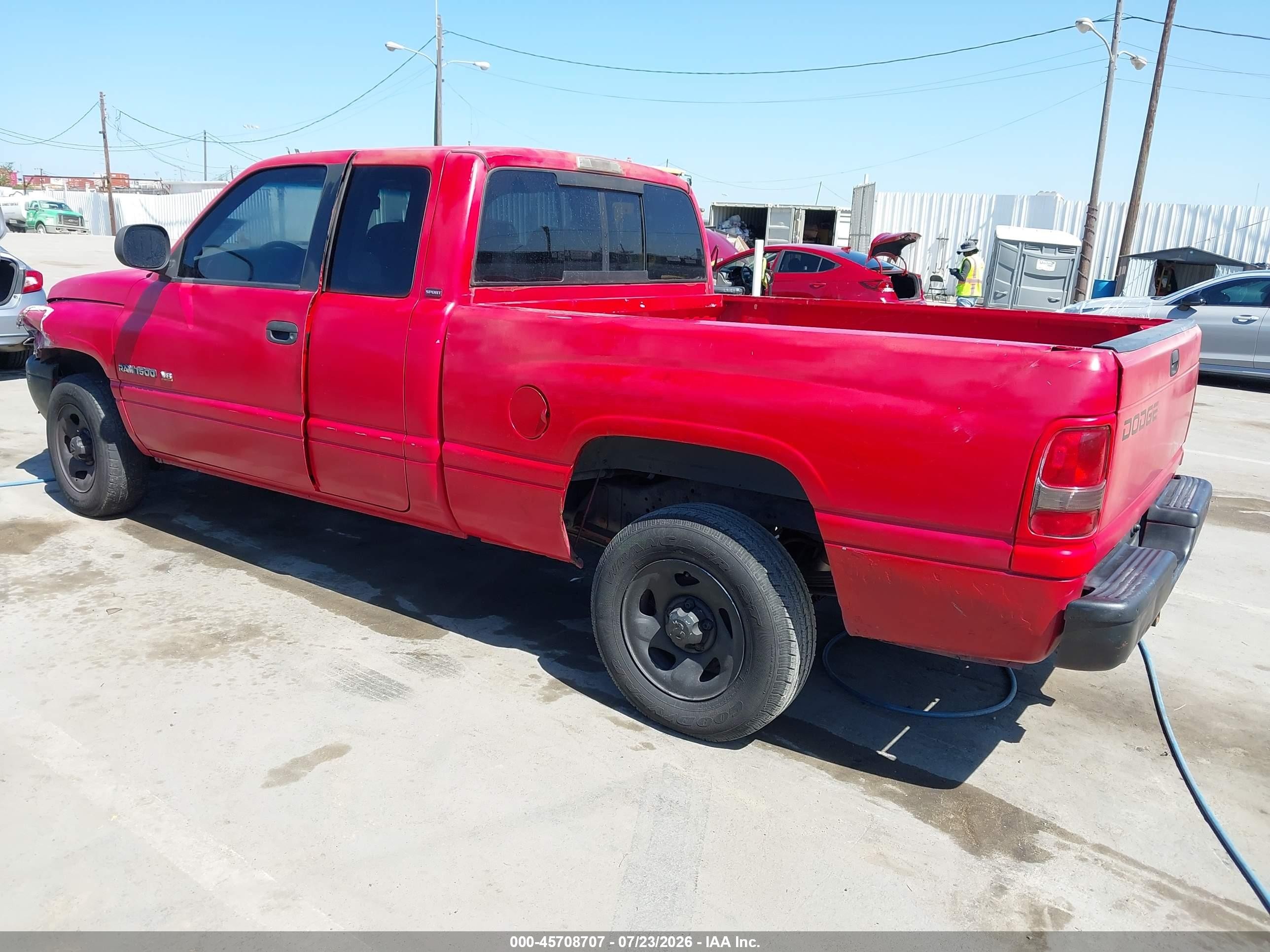 2001 Dodge Ram 1500 St Red vin: 3B7HC13Z81M565024