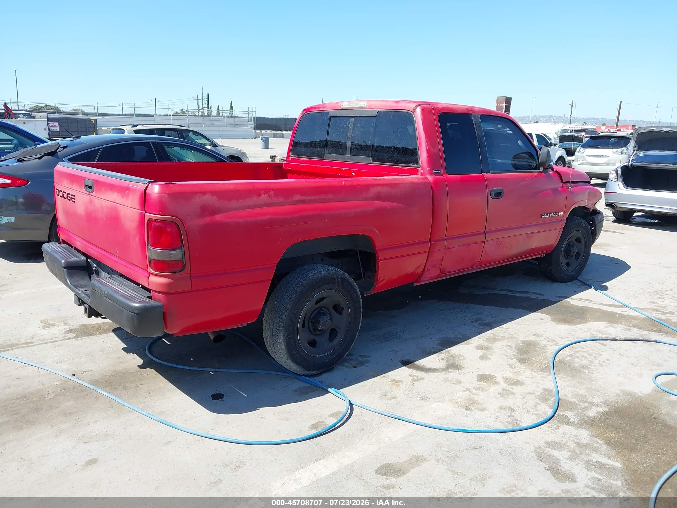 2001 Dodge Ram 1500 St Red vin: 3B7HC13Z81M565024