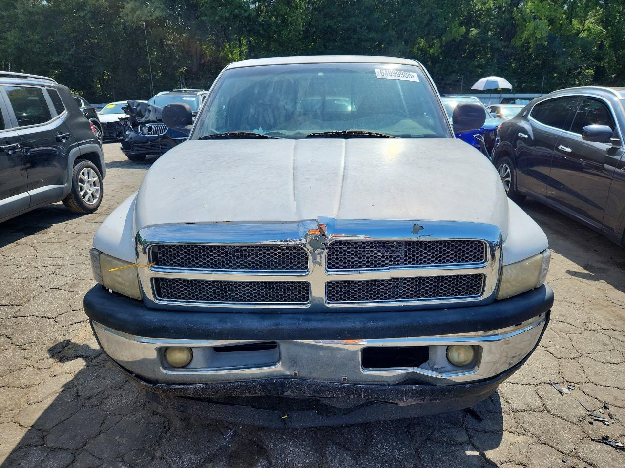 1999 Dodge Ram 1500 White vin: 3B7HC13Z8XM578848