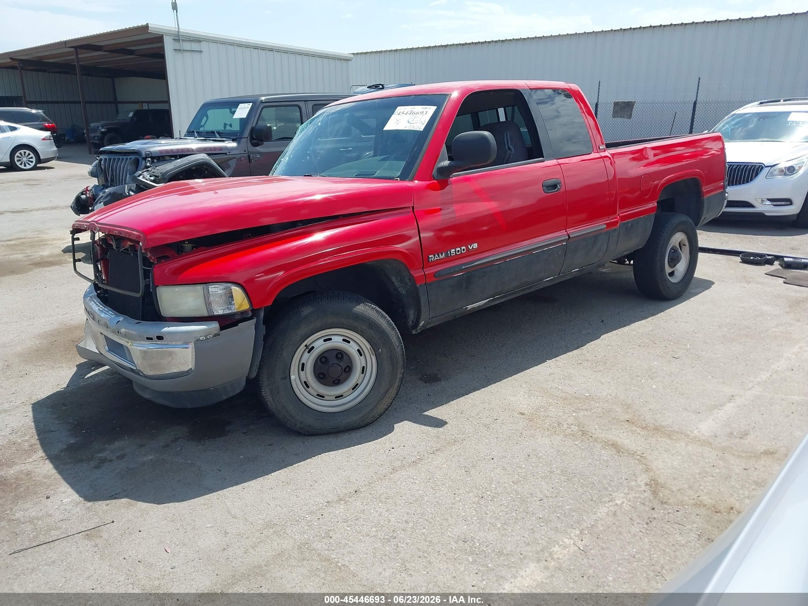 2001 Dodge Ram 1500 St Красный vin: 3B7HC13ZX1M513345