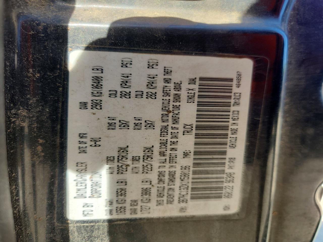 2001 Dodge Ram 1500 Black vin: 3B7HC13ZX1M580186