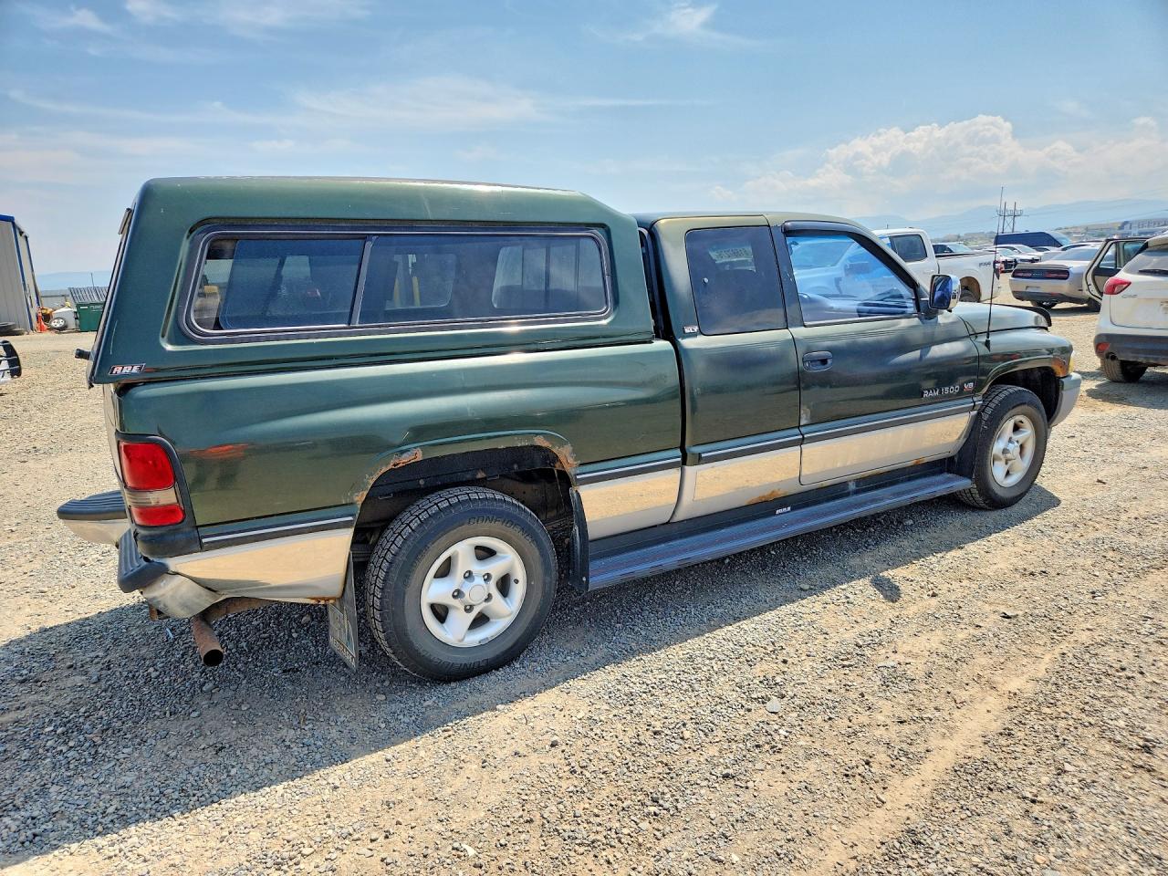 1997 Dodge Ram 1500 Green vin: 3B7HC13ZXVM584308