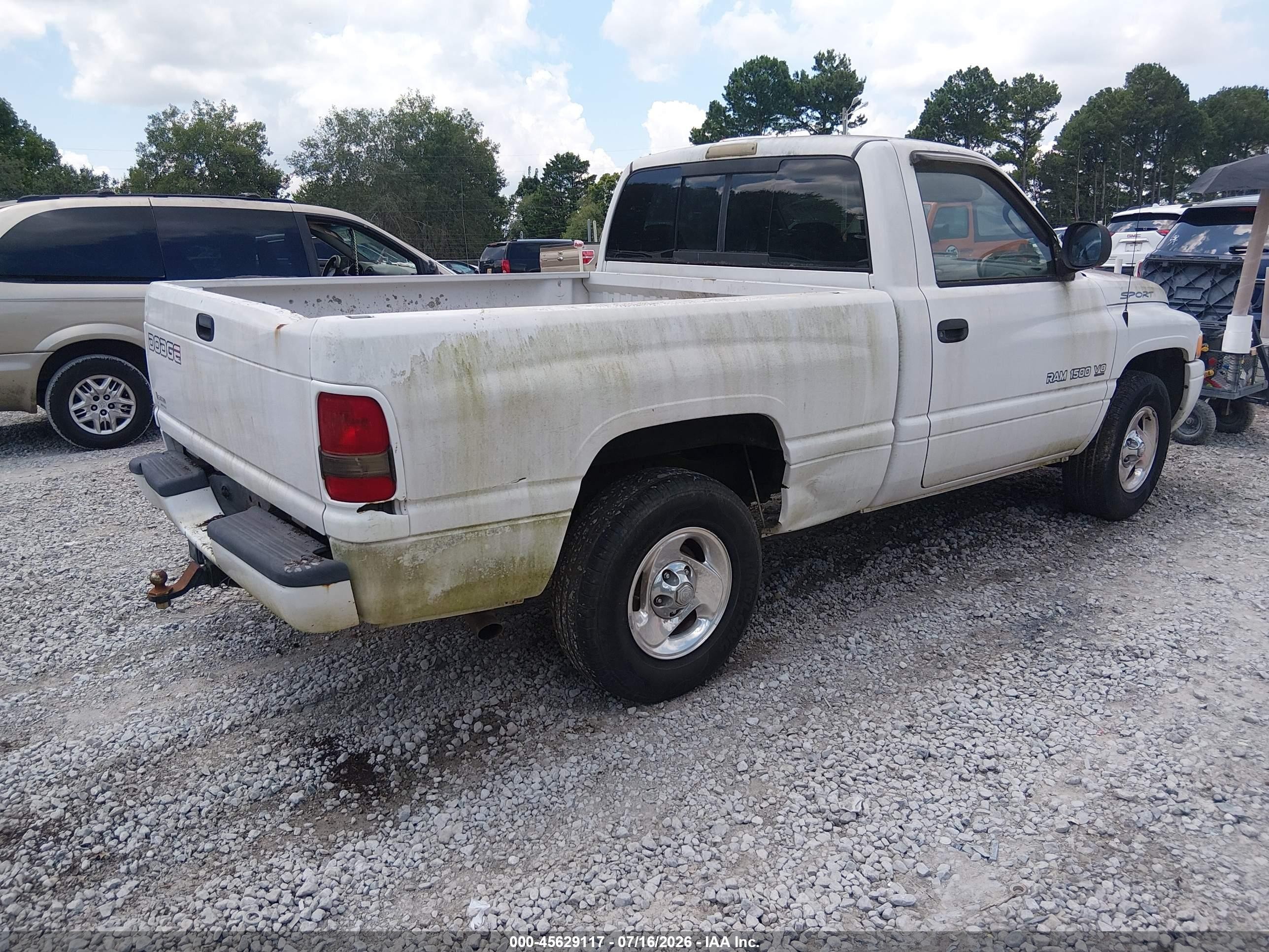 1999 Dodge Ram 1500 St White vin: 3B7HC16Y5XM584531