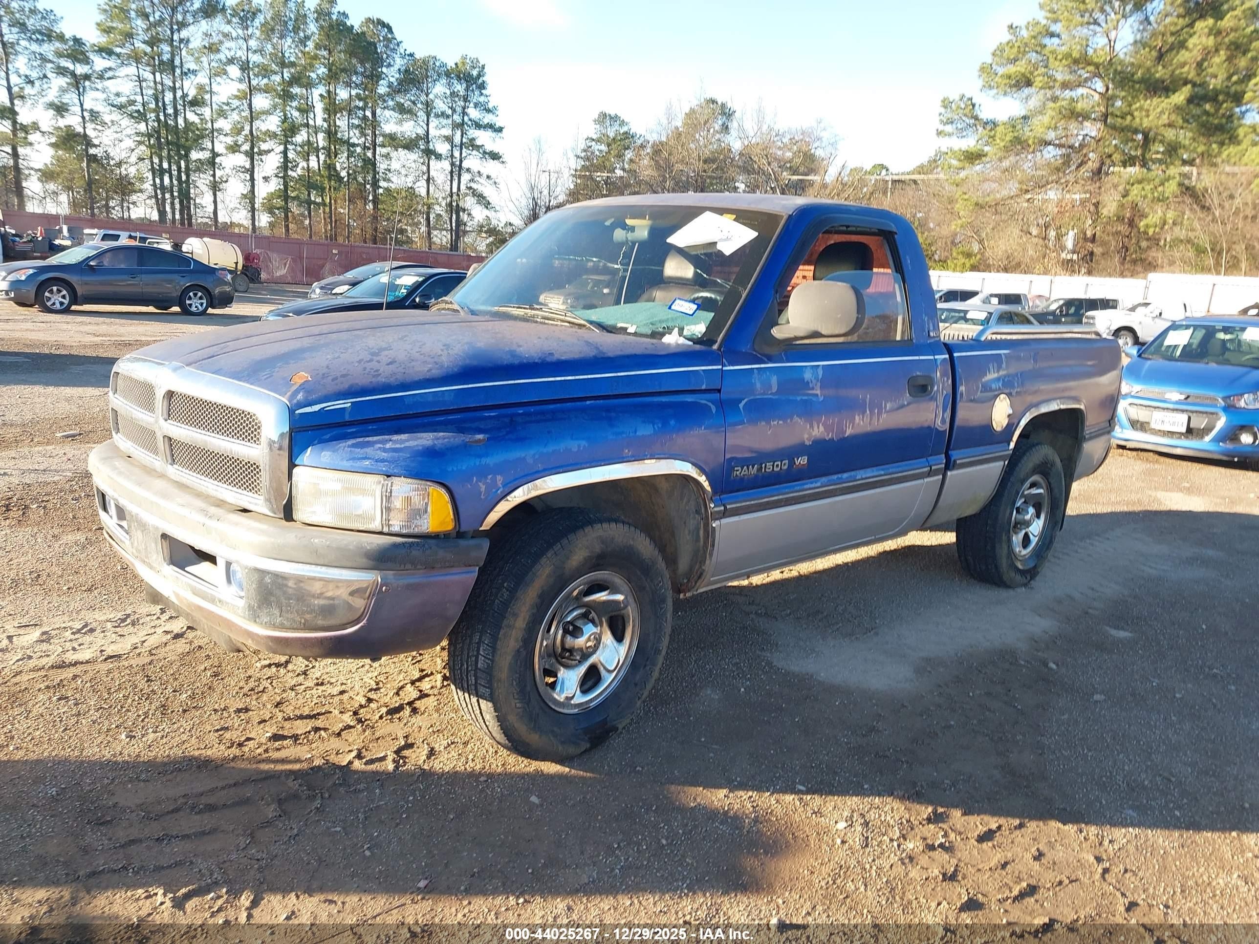 1994 Dodge Ram 1500   Синий vin: 3B7HC16Y7RM544230