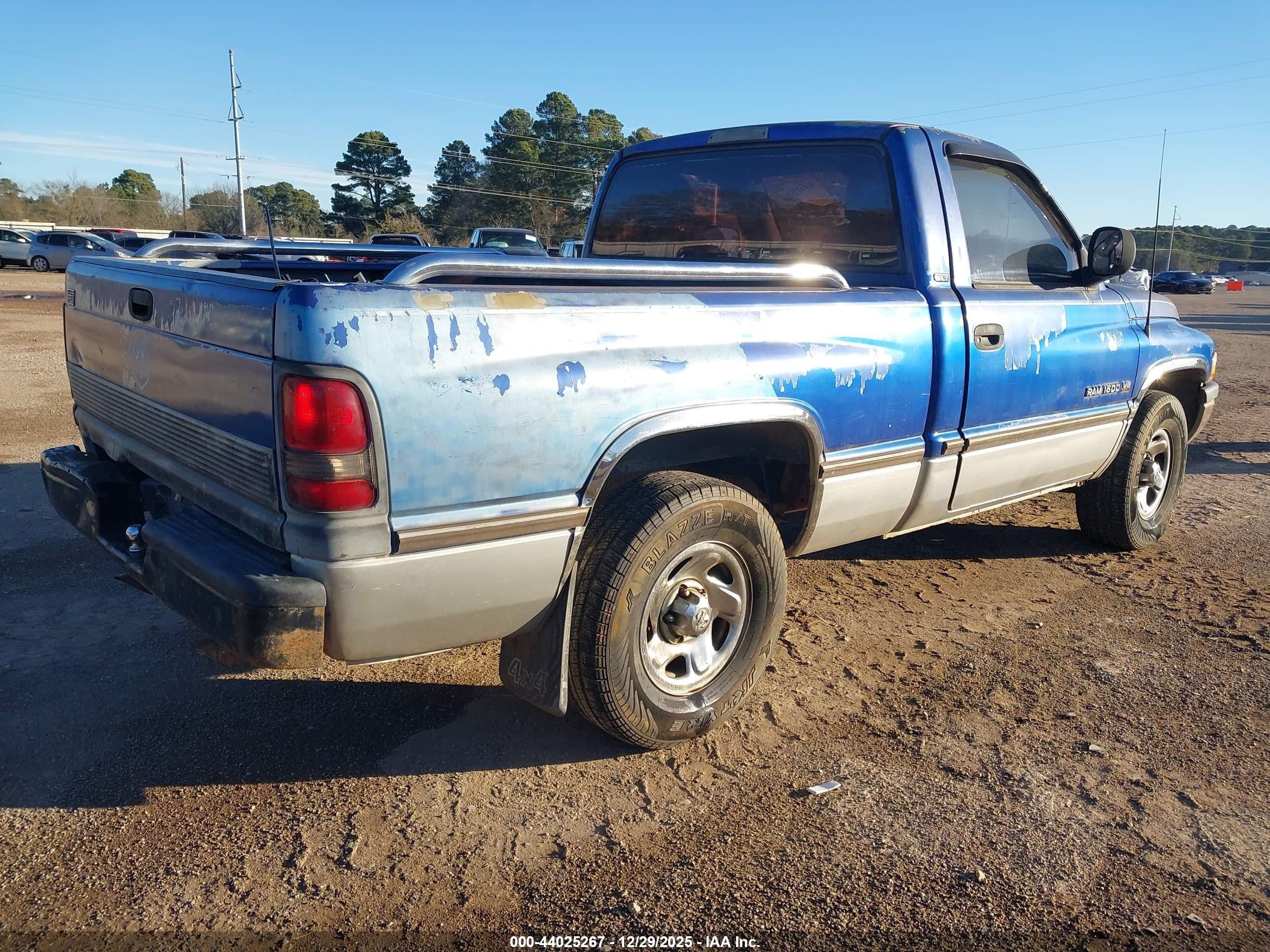 1994 Dodge Ram 1500   Синий vin: 3B7HC16Y7RM544230