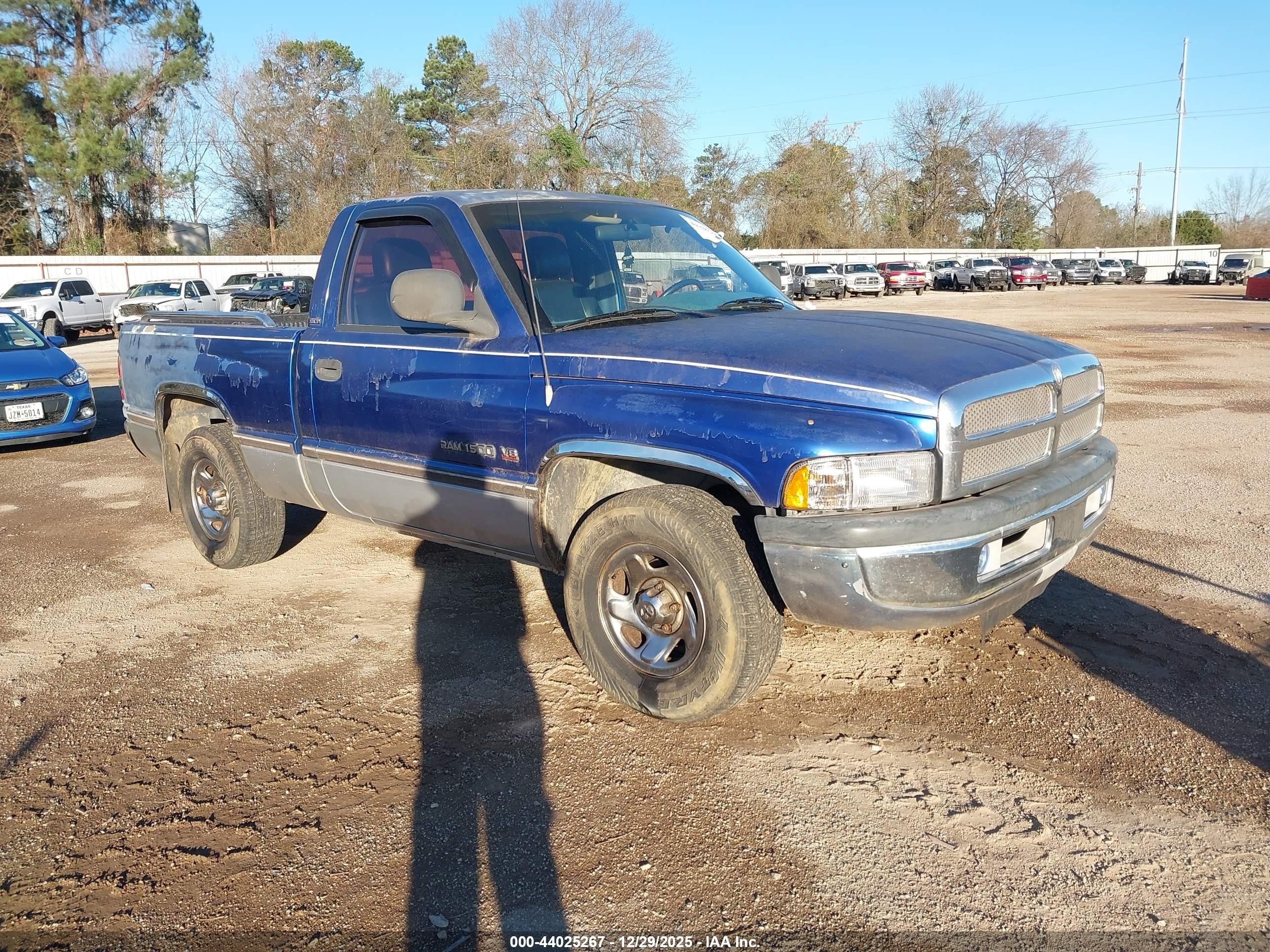 1994 Dodge Ram 1500   Синий vin: 3B7HC16Y7RM544230
