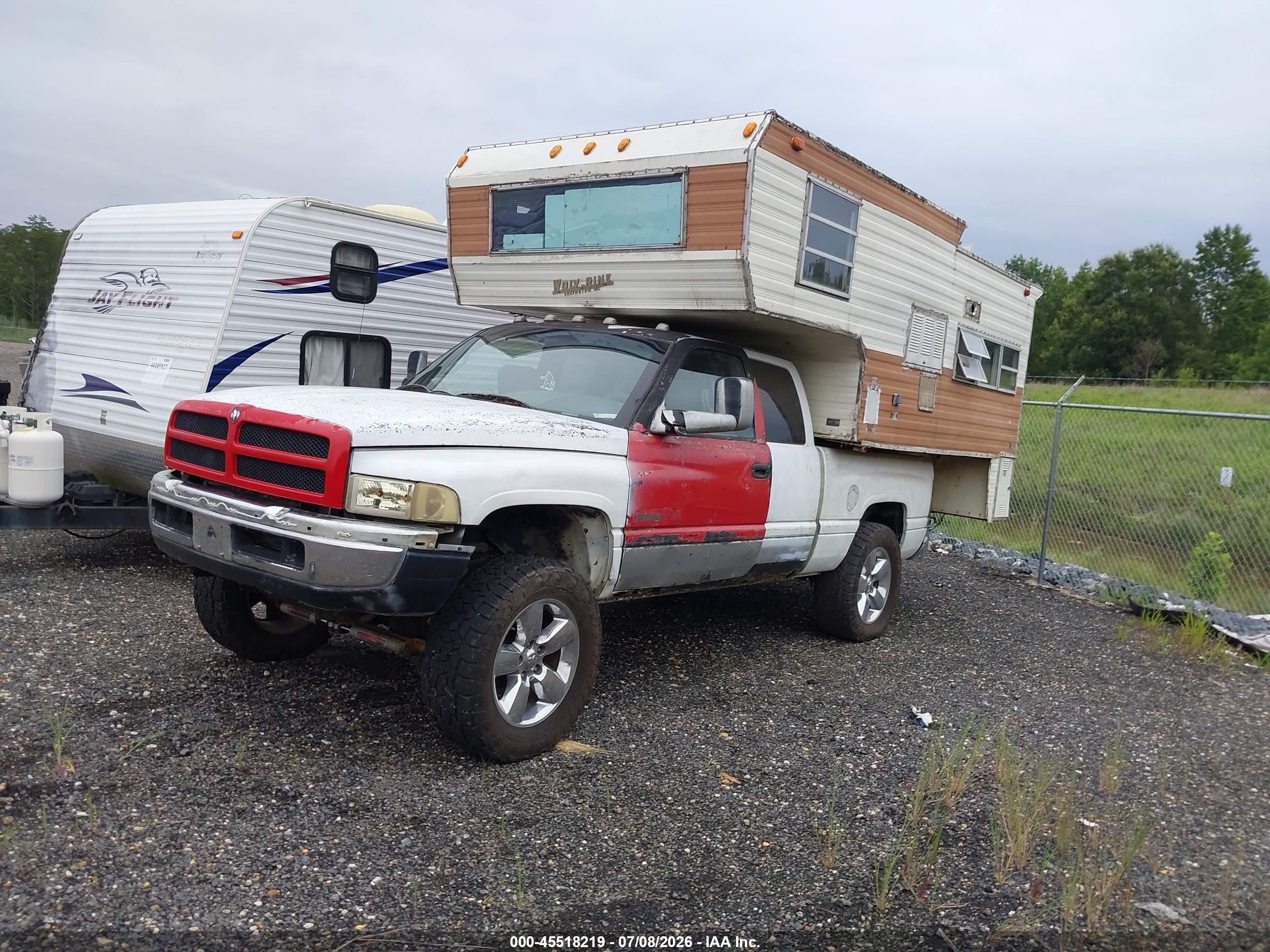 1998 Dodge Ram 1500 St White vin: 3B7HF12Y9WM296376