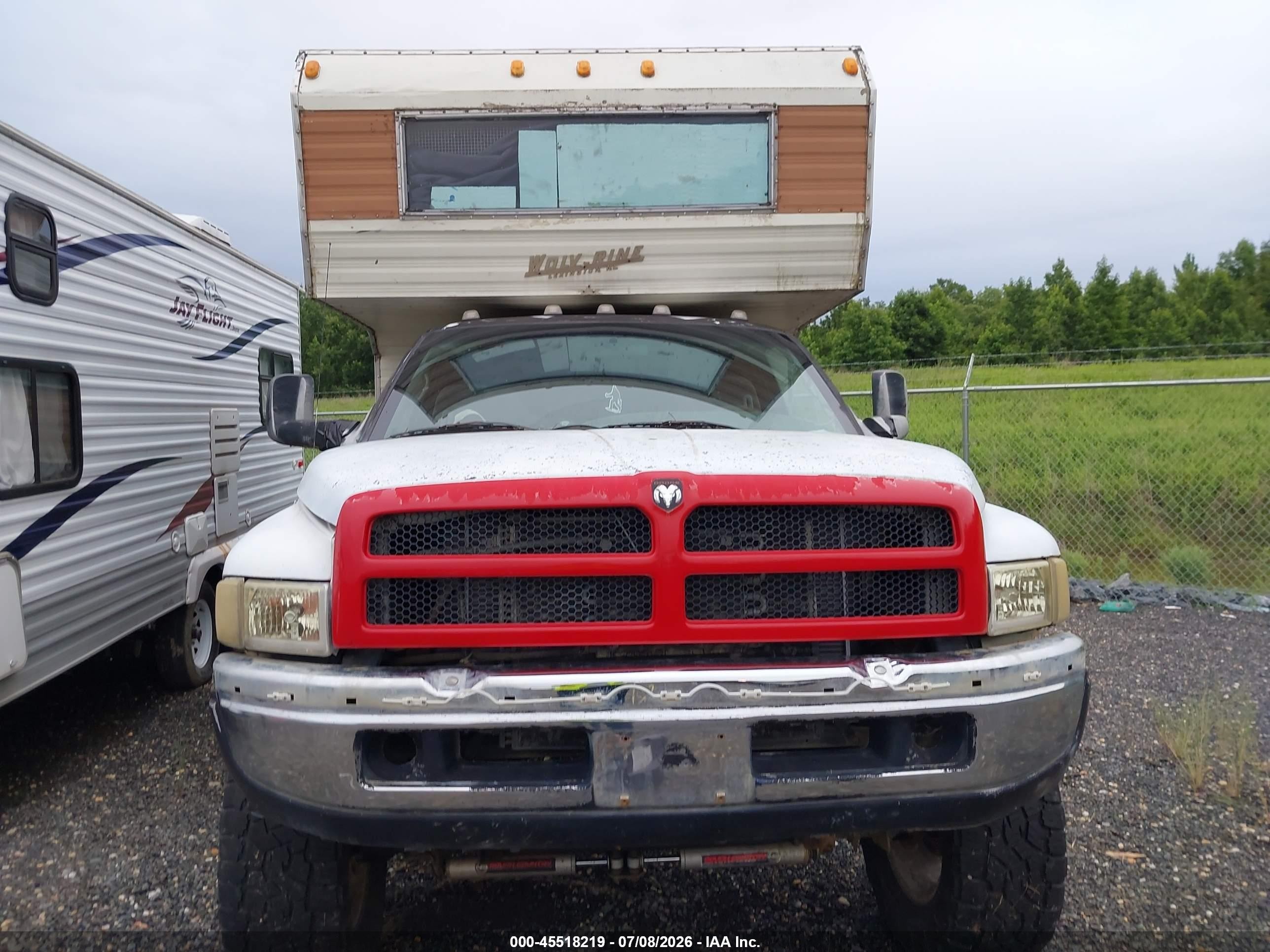 1998 Dodge Ram 1500 St White vin: 3B7HF12Y9WM296376