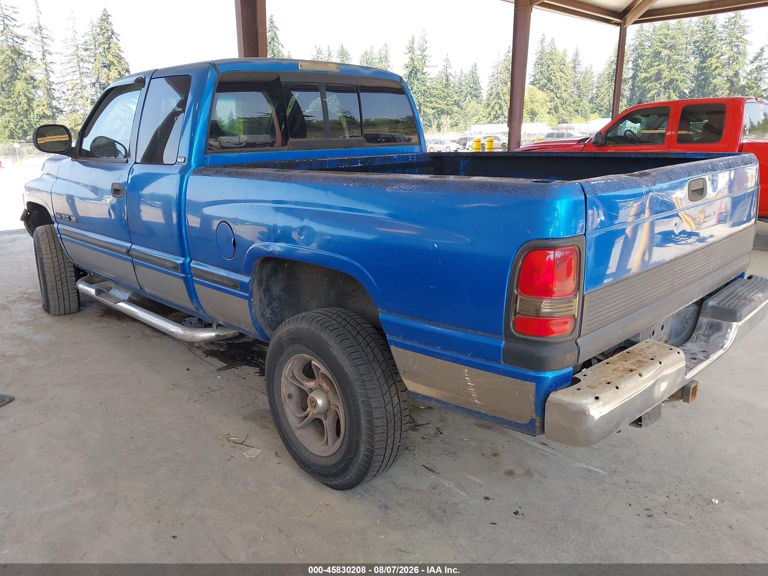 1998 Dodge Ram 1500 St Blue vin: 3B7HF12Z6WM289555