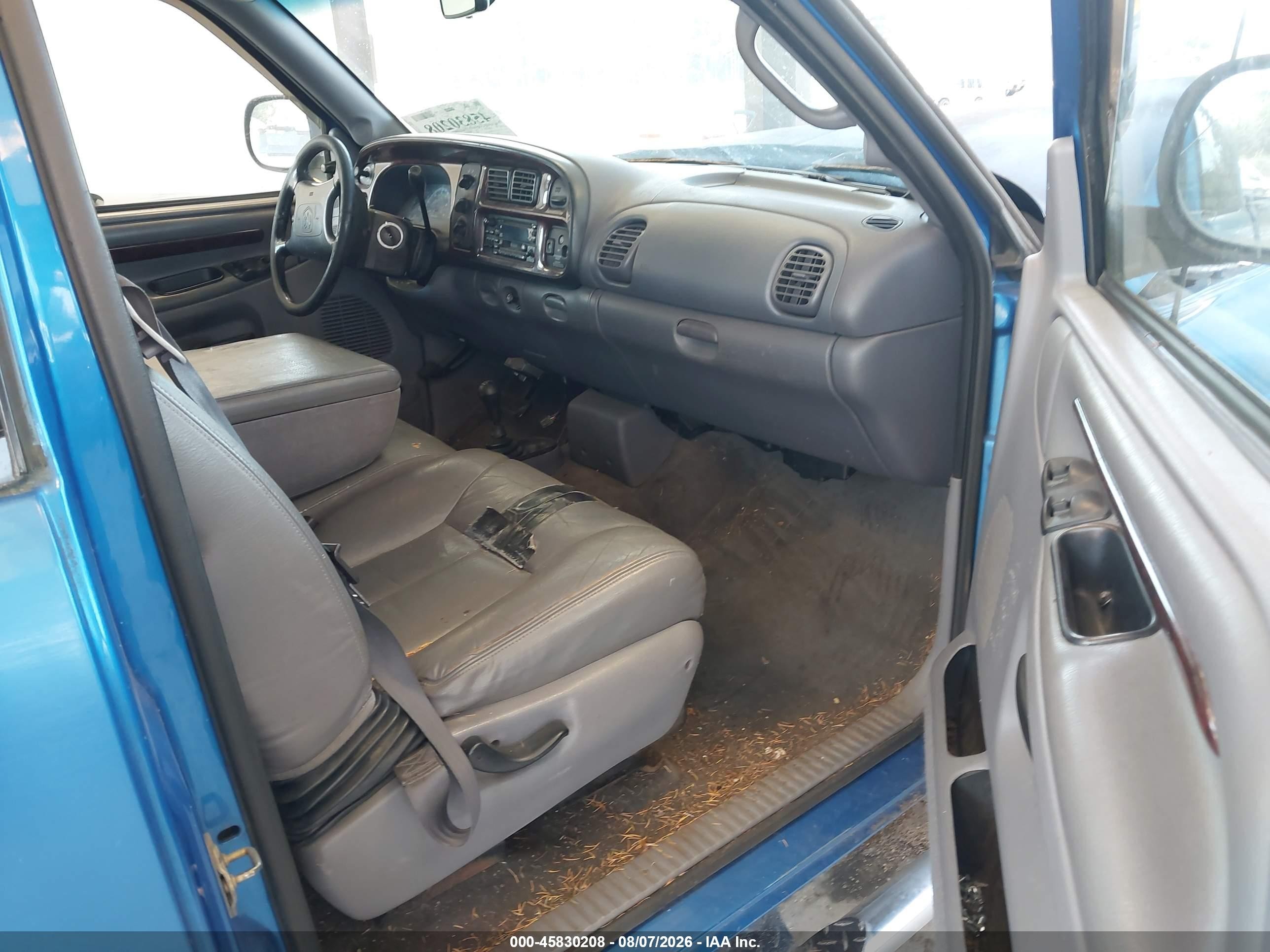 1998 Dodge Ram 1500 St Blue vin: 3B7HF12Z6WM289555