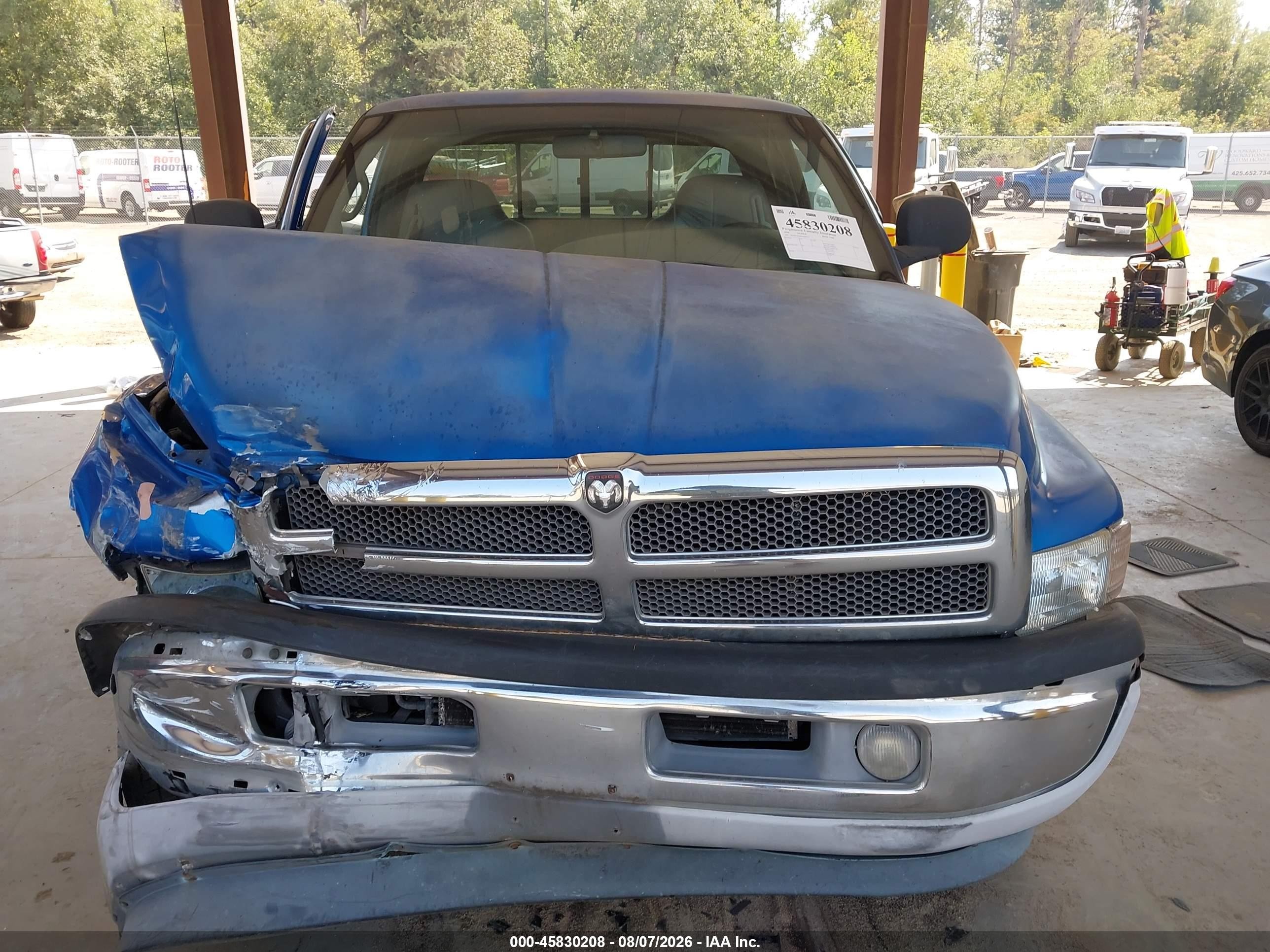 1998 Dodge Ram 1500 St Blue vin: 3B7HF12Z6WM289555
