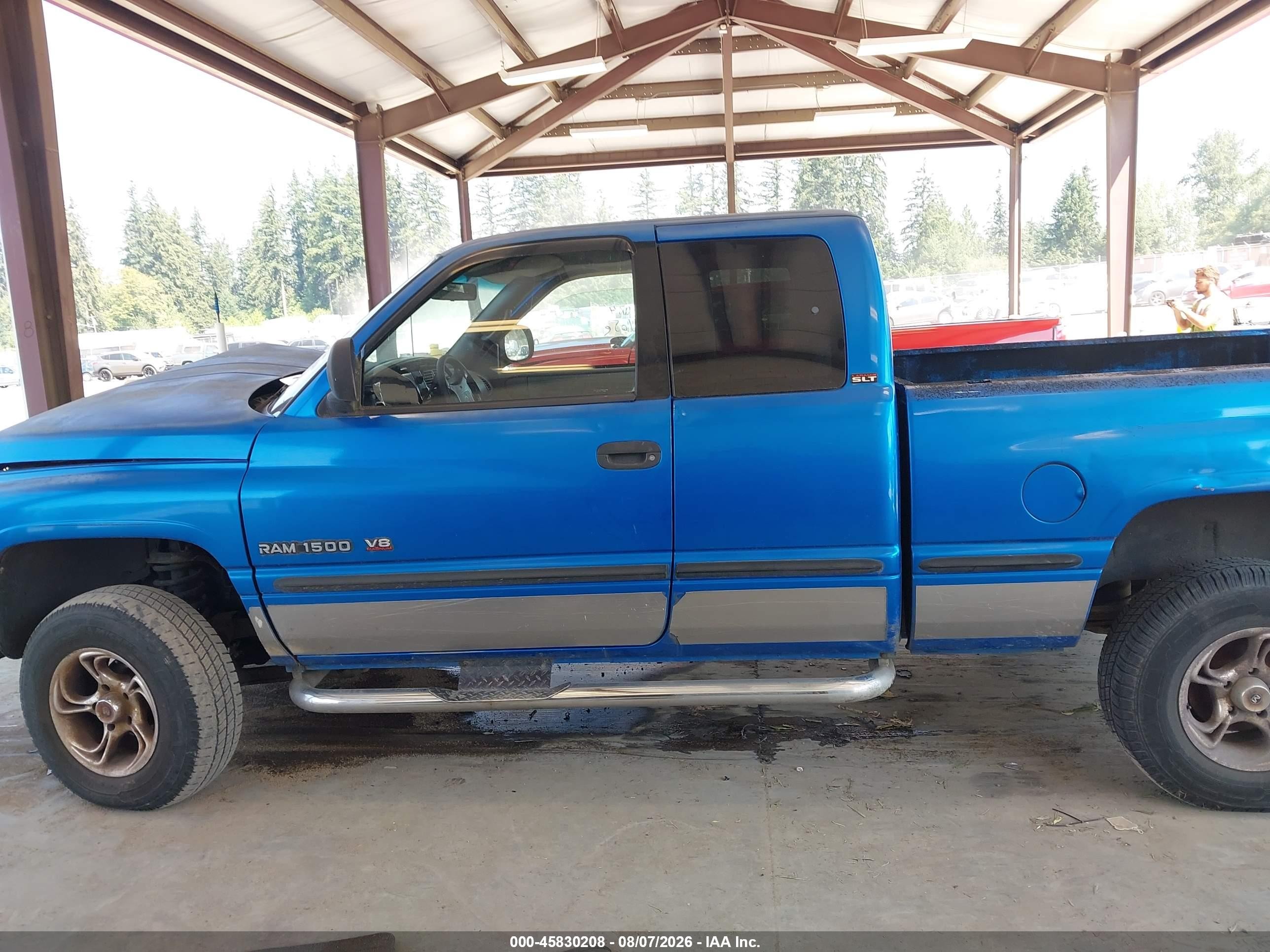 1998 Dodge Ram 1500 St Blue vin: 3B7HF12Z6WM289555
