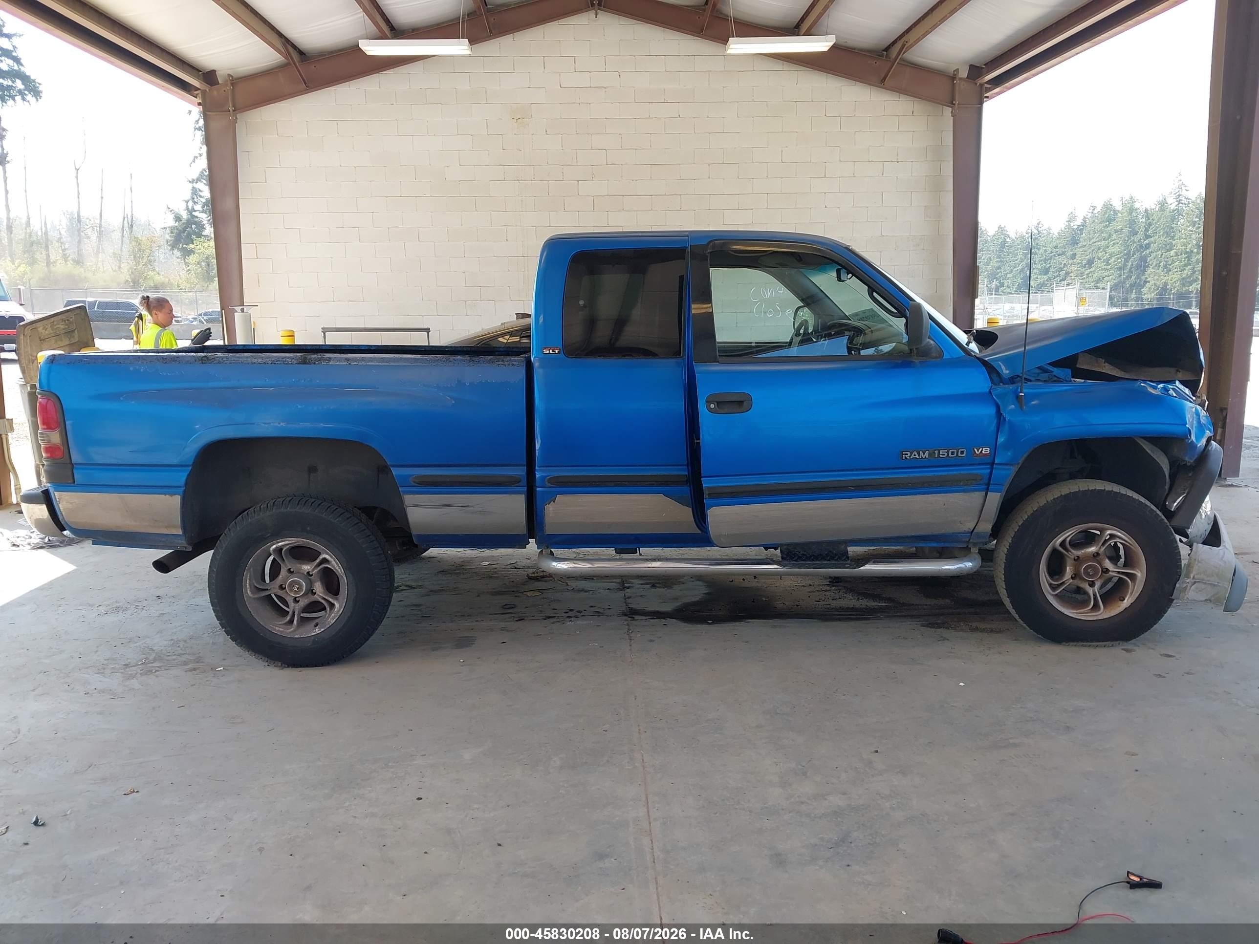 1998 Dodge Ram 1500 St Blue vin: 3B7HF12Z6WM289555