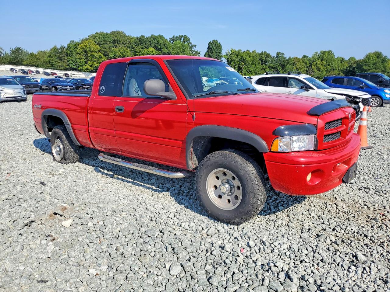 2001 Dodge Ram 1500 Red vin: 3B7HF13Y01M277609