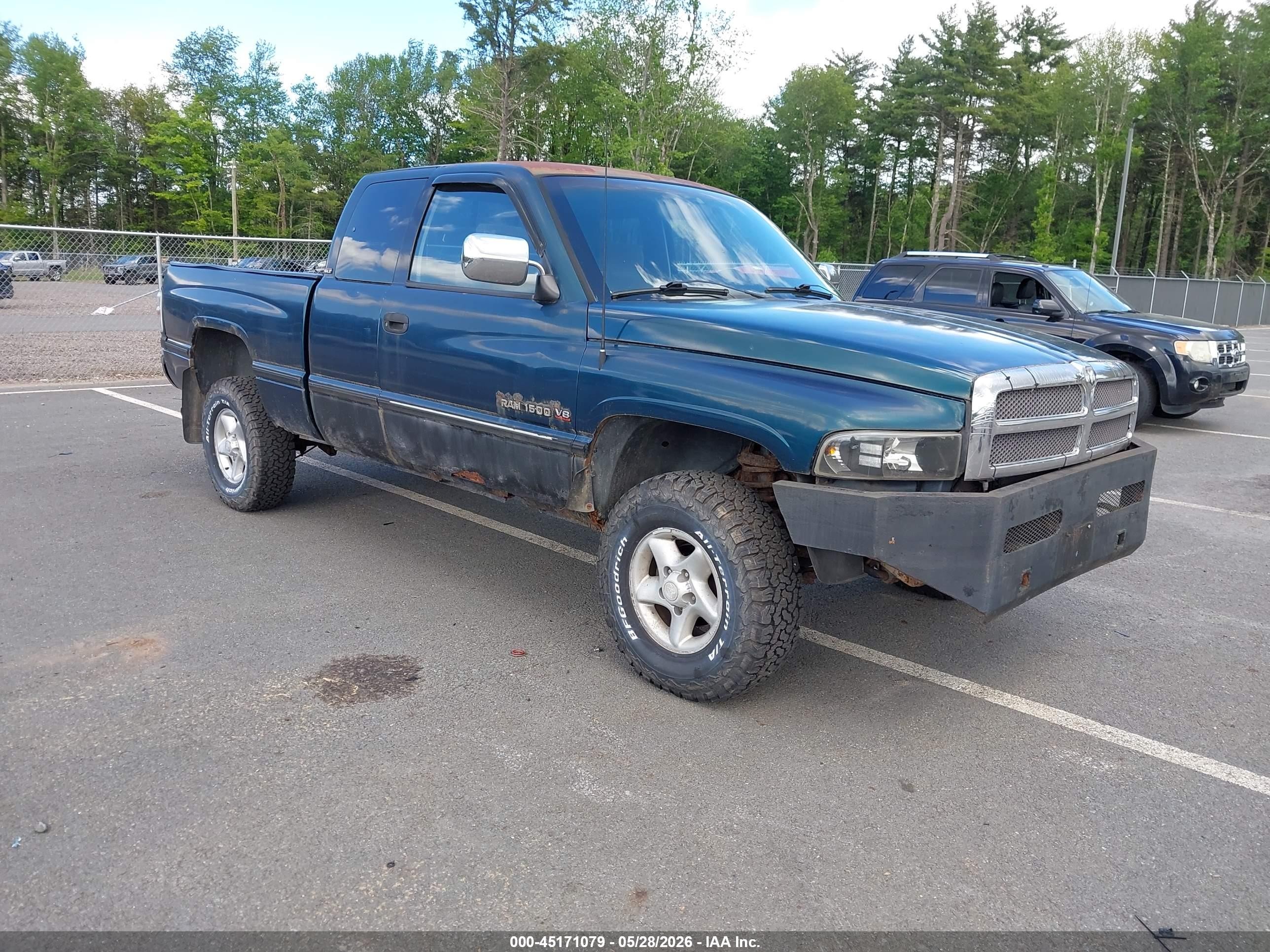 1995 Dodge Ram 1500   Green vin: 3B7HF13Y1SM161756
