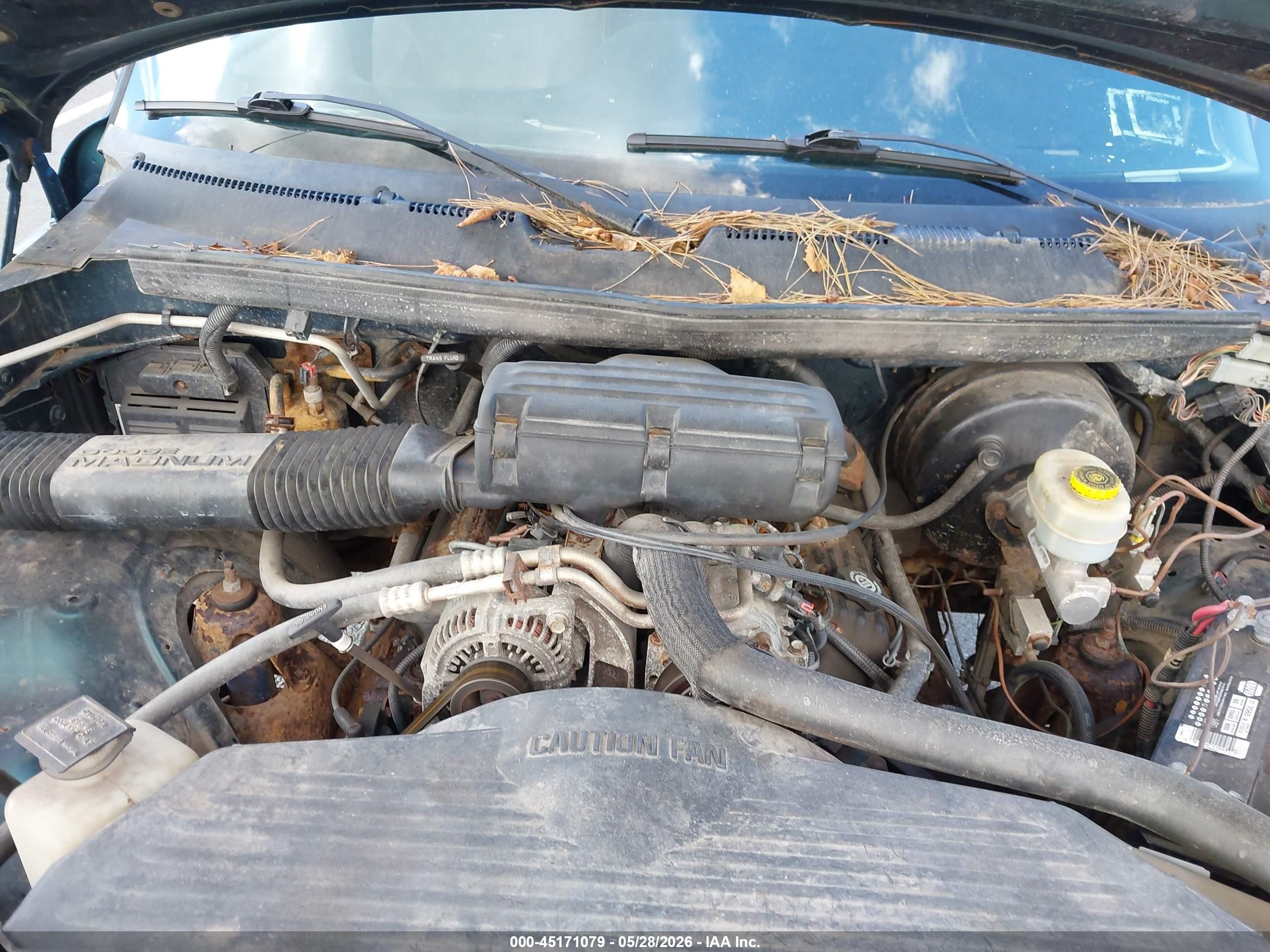1995 Dodge Ram 1500   Green vin: 3B7HF13Y1SM161756