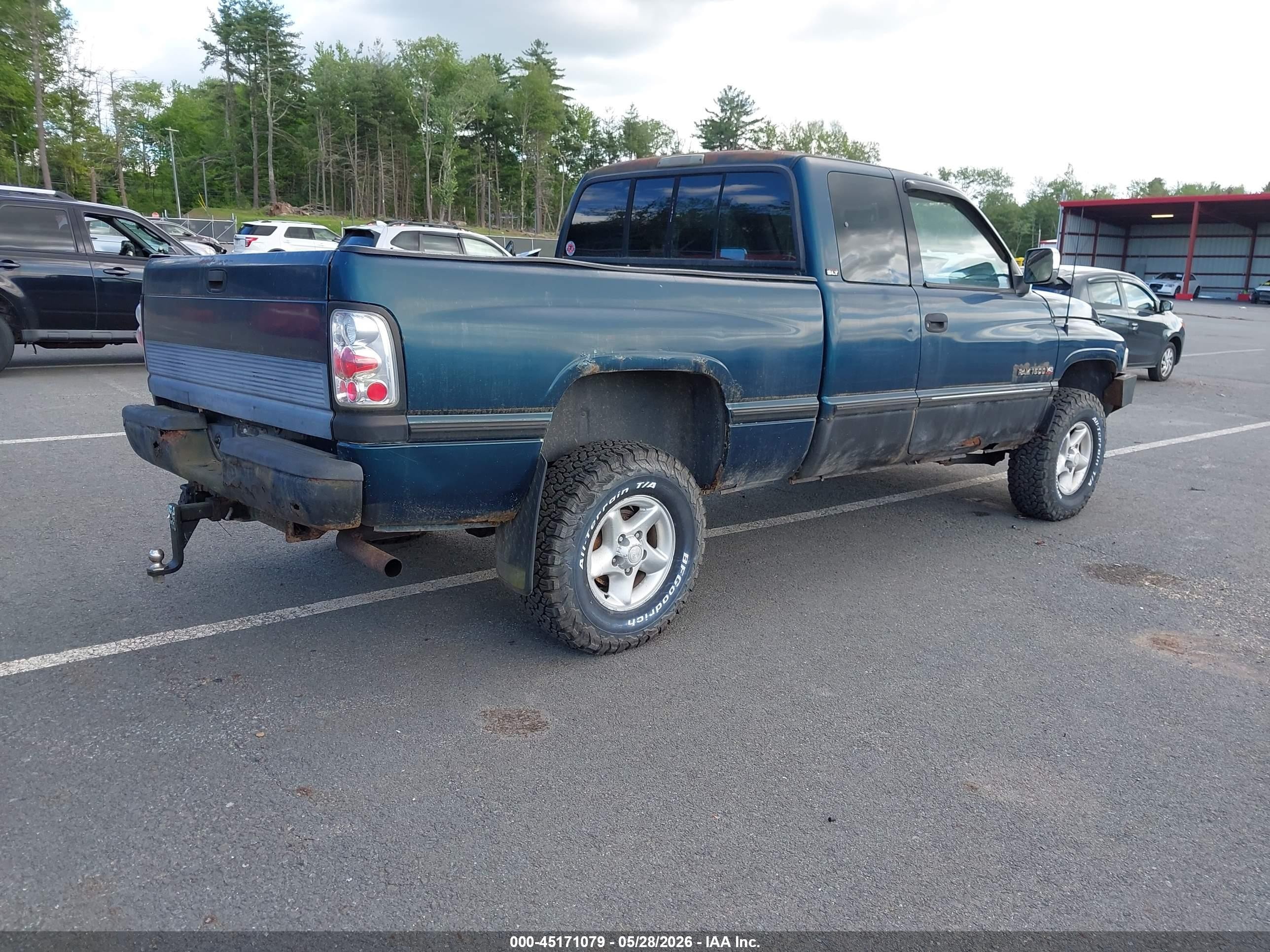 1995 Dodge Ram 1500   Green vin: 3B7HF13Y1SM161756