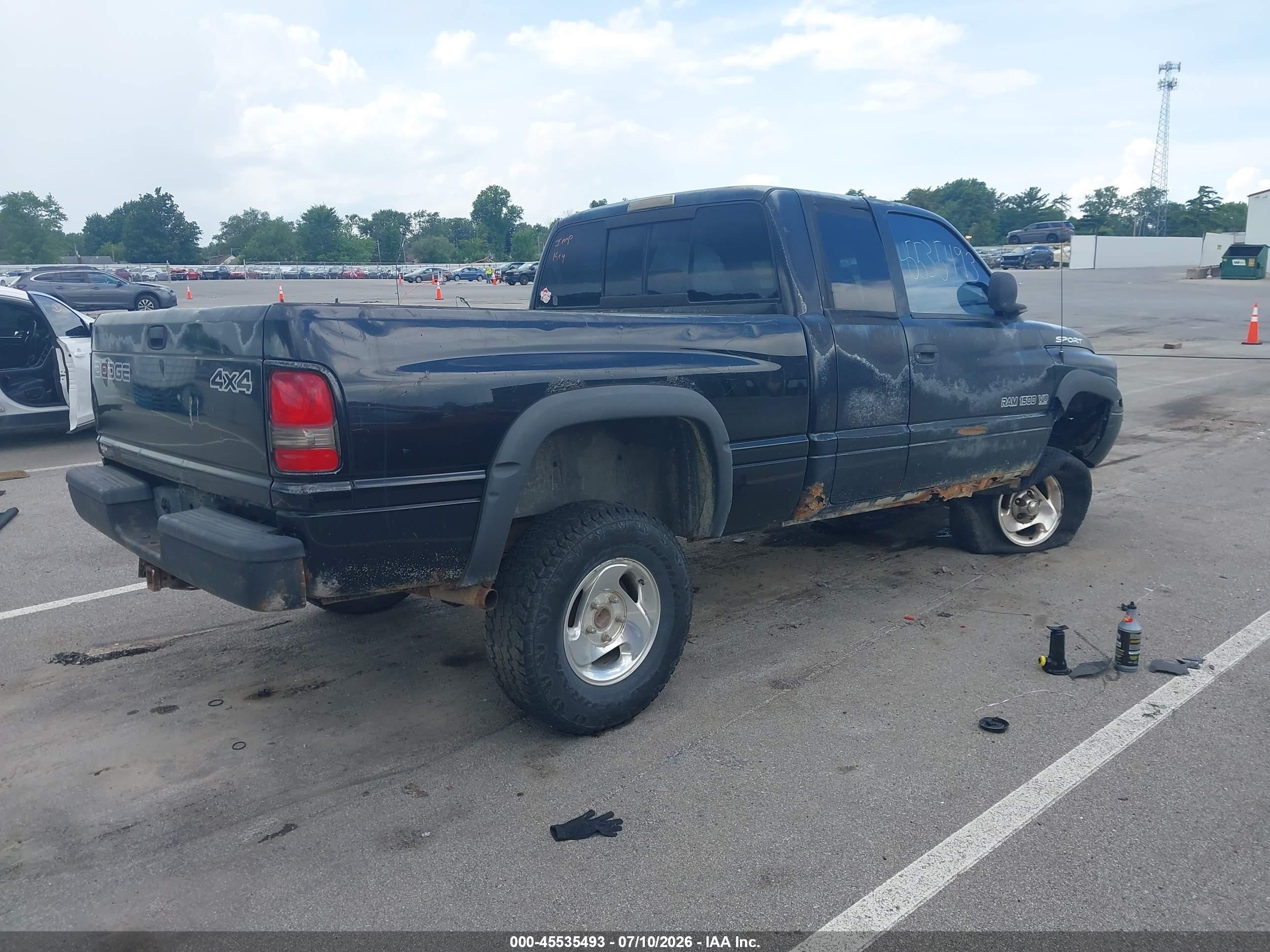 1999 Dodge Ram 1500 St Black vin: 3B7HF13Y1XM529845