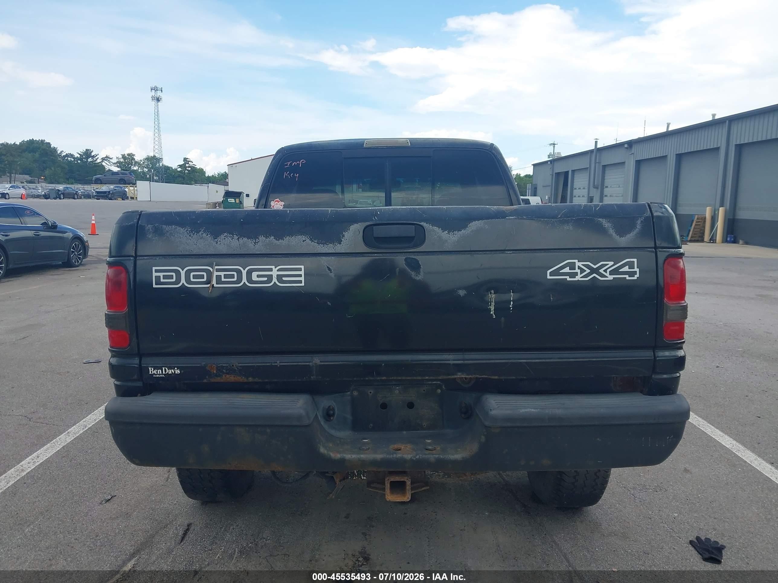 1999 Dodge Ram 1500 St Black vin: 3B7HF13Y1XM529845