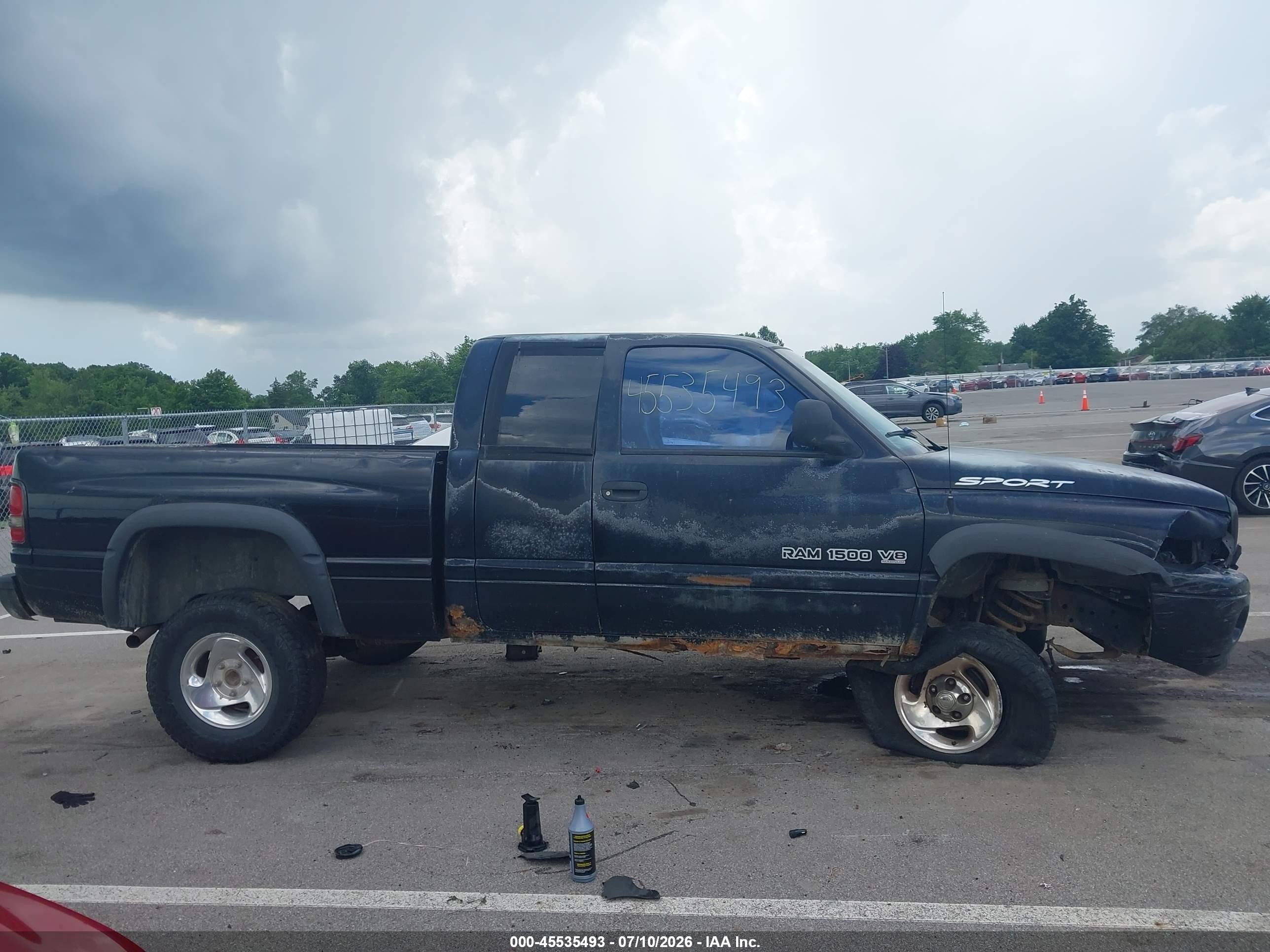 1999 Dodge Ram 1500 St Black vin: 3B7HF13Y1XM529845