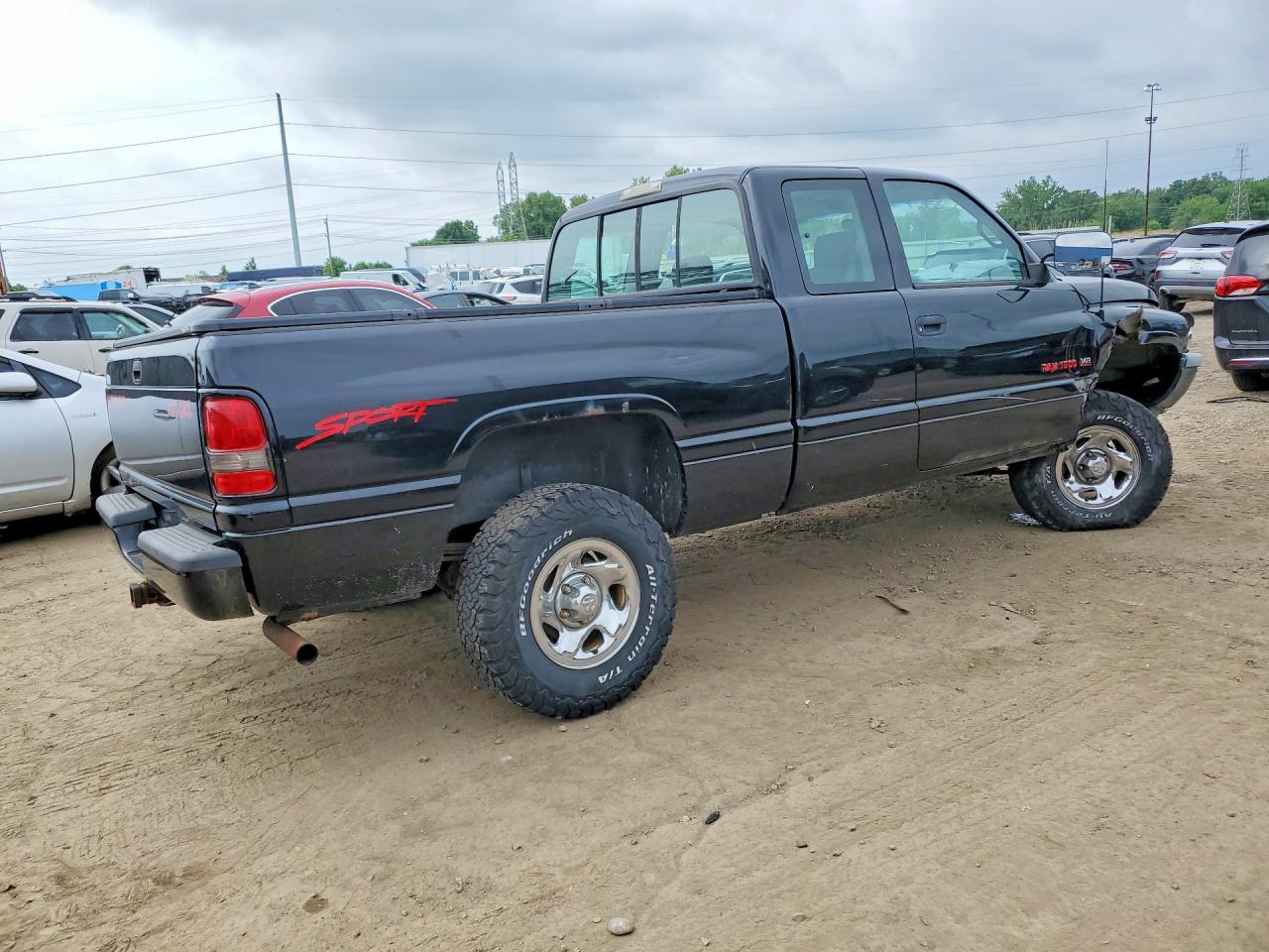 1996 Dodge Ram 1500 Black vin: 3B7HF13Y3TG152671