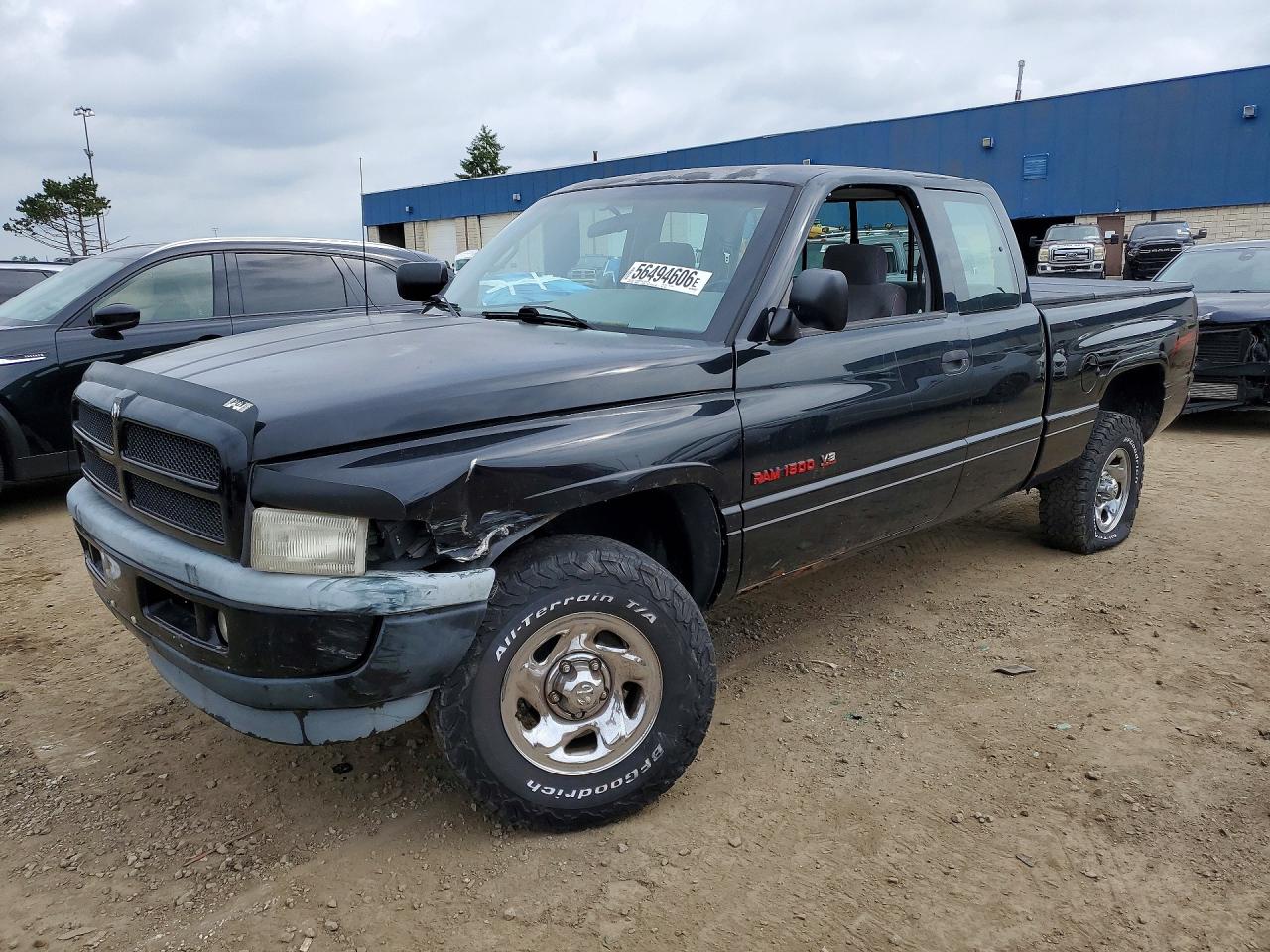 1996 Dodge Ram 1500 Black vin: 3B7HF13Y3TG152671