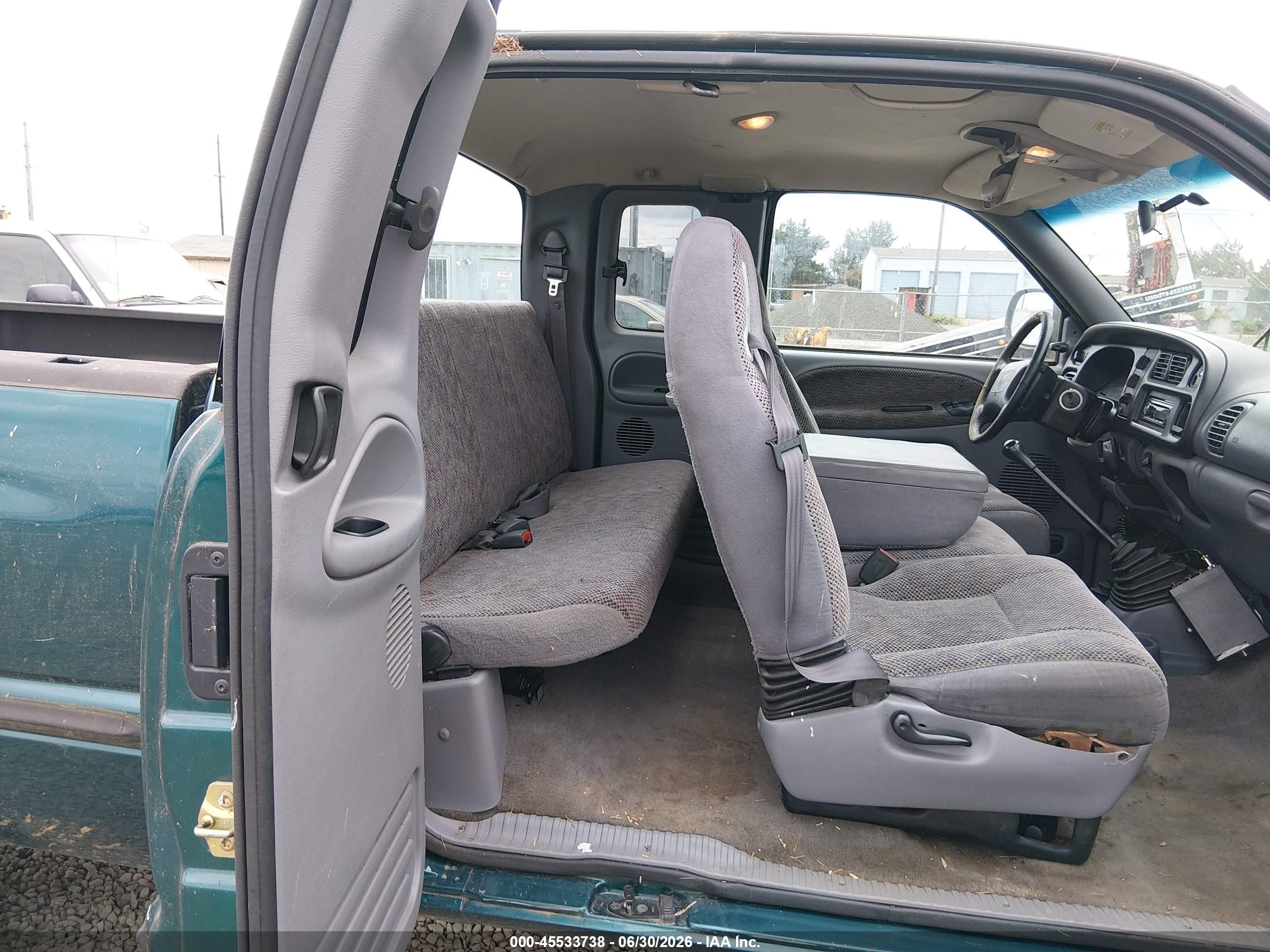 1999 Dodge Ram 1500 St Green vin: 3B7HF13Y3XG126237