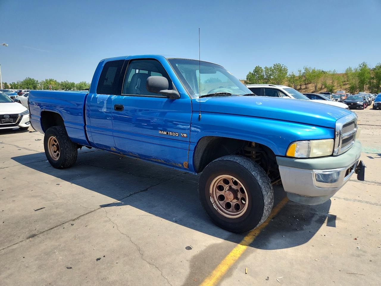 1999 Dodge Ram 1500 Blue vin: 3B7HF13Y3XG164616