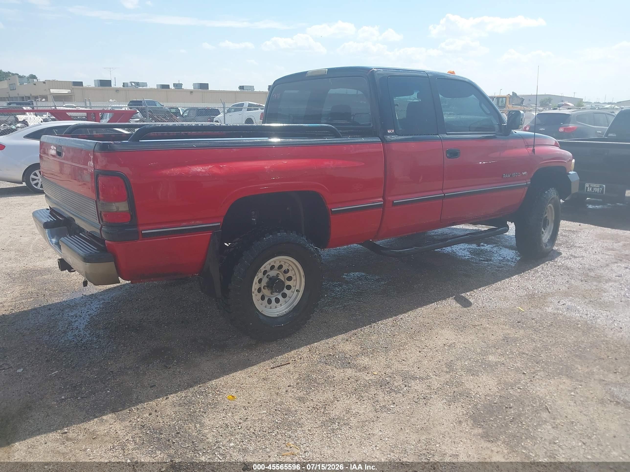 1996 Dodge Ram 1500   Red vin: 3B7HF13Y5TM142550