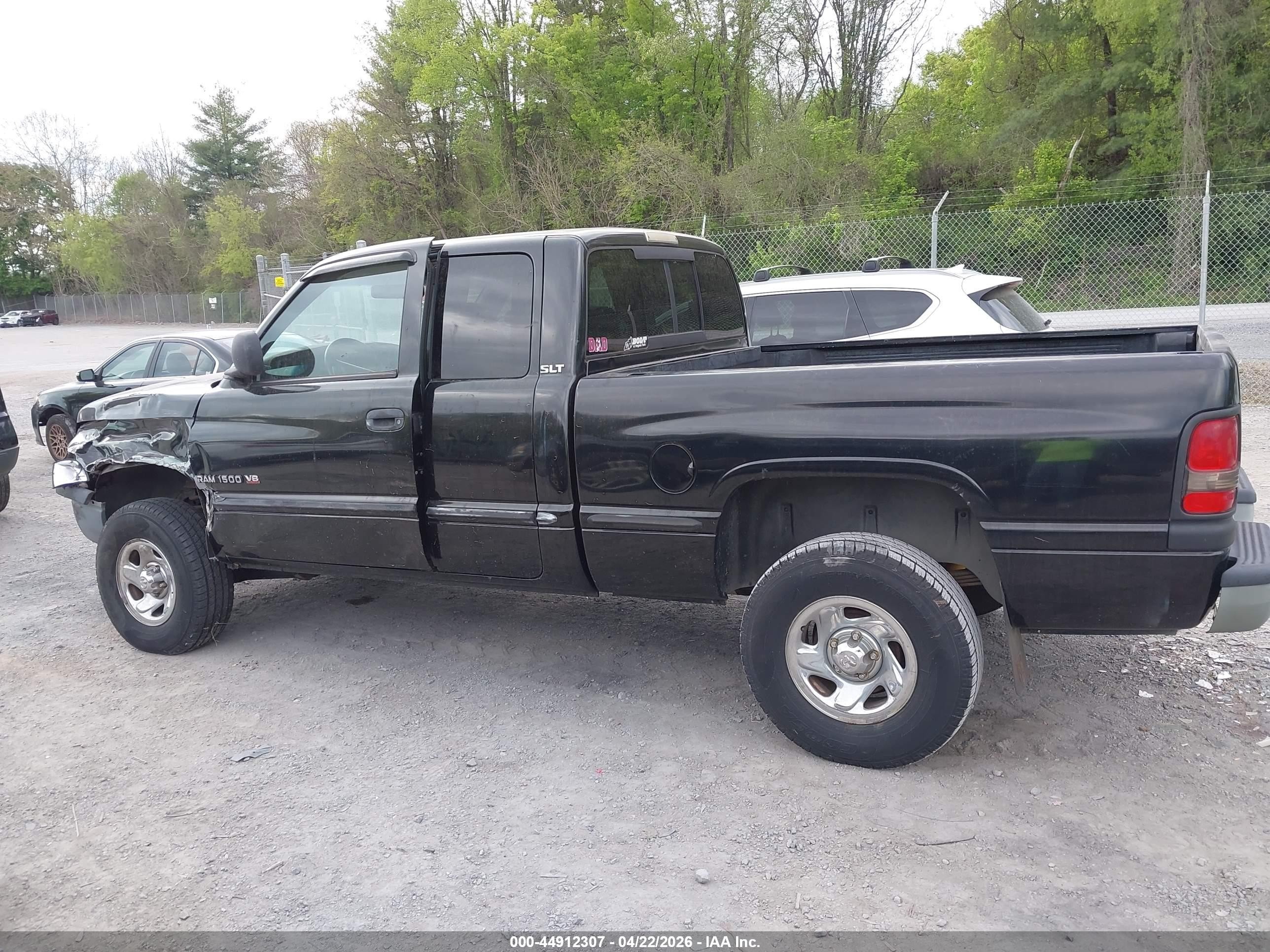 1998 Dodge Ram 1500 St Black vin: 3B7HF13Y8WG181426