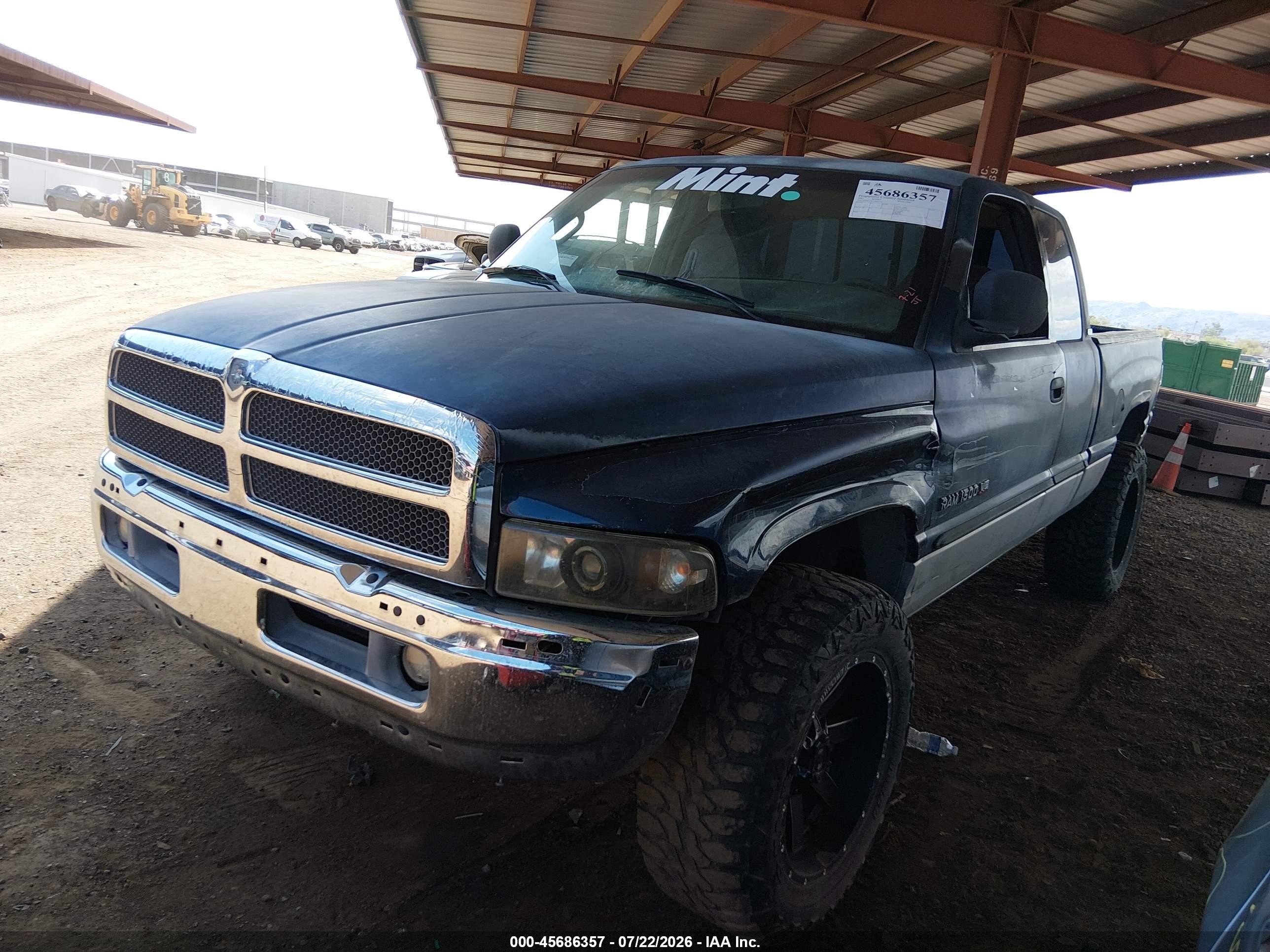 2001 Dodge Ram 1500 St Blue vin: 3B7HF13YX1M263362