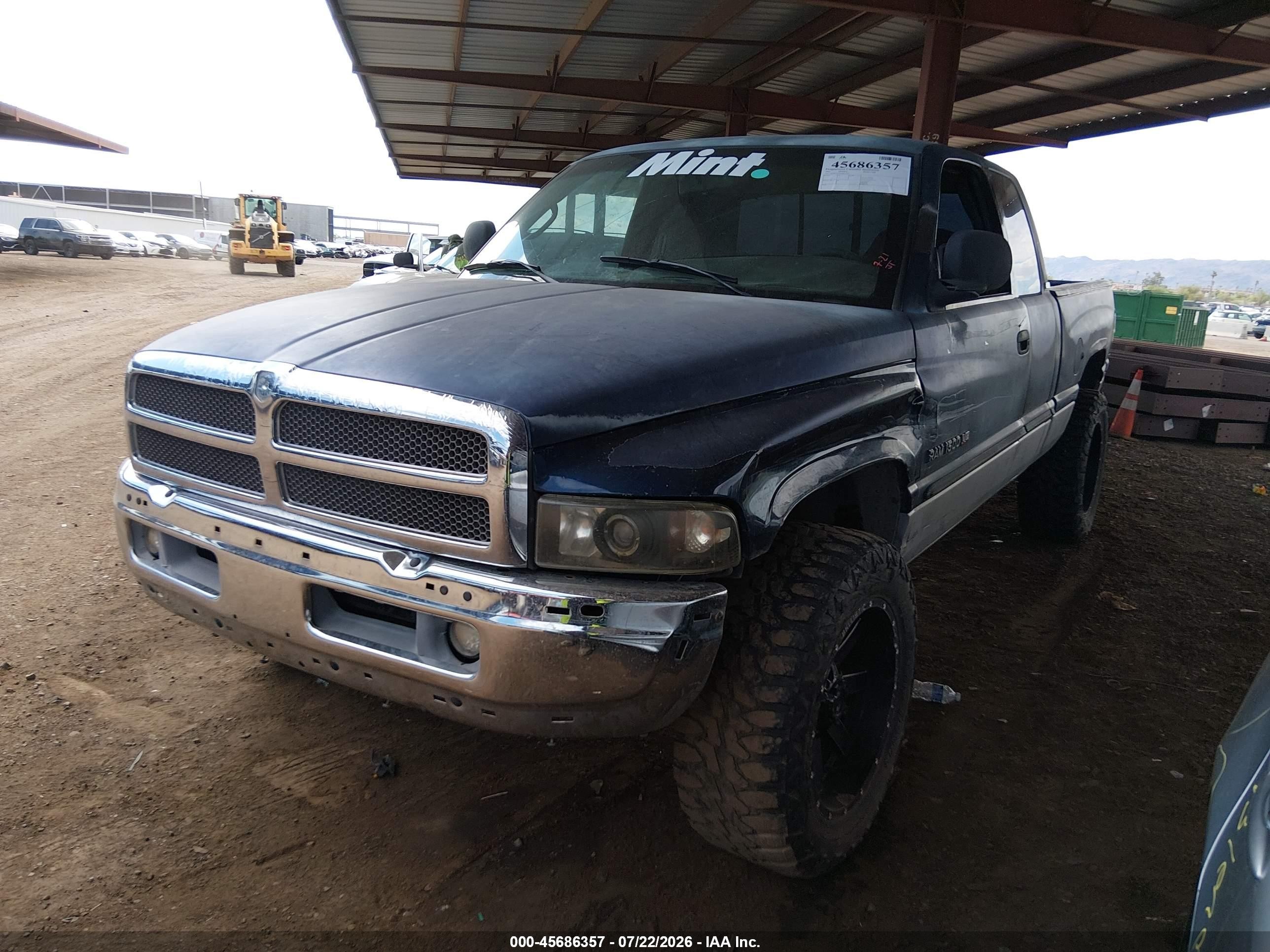 2001 Dodge Ram 1500 St Blue vin: 3B7HF13YX1M263362