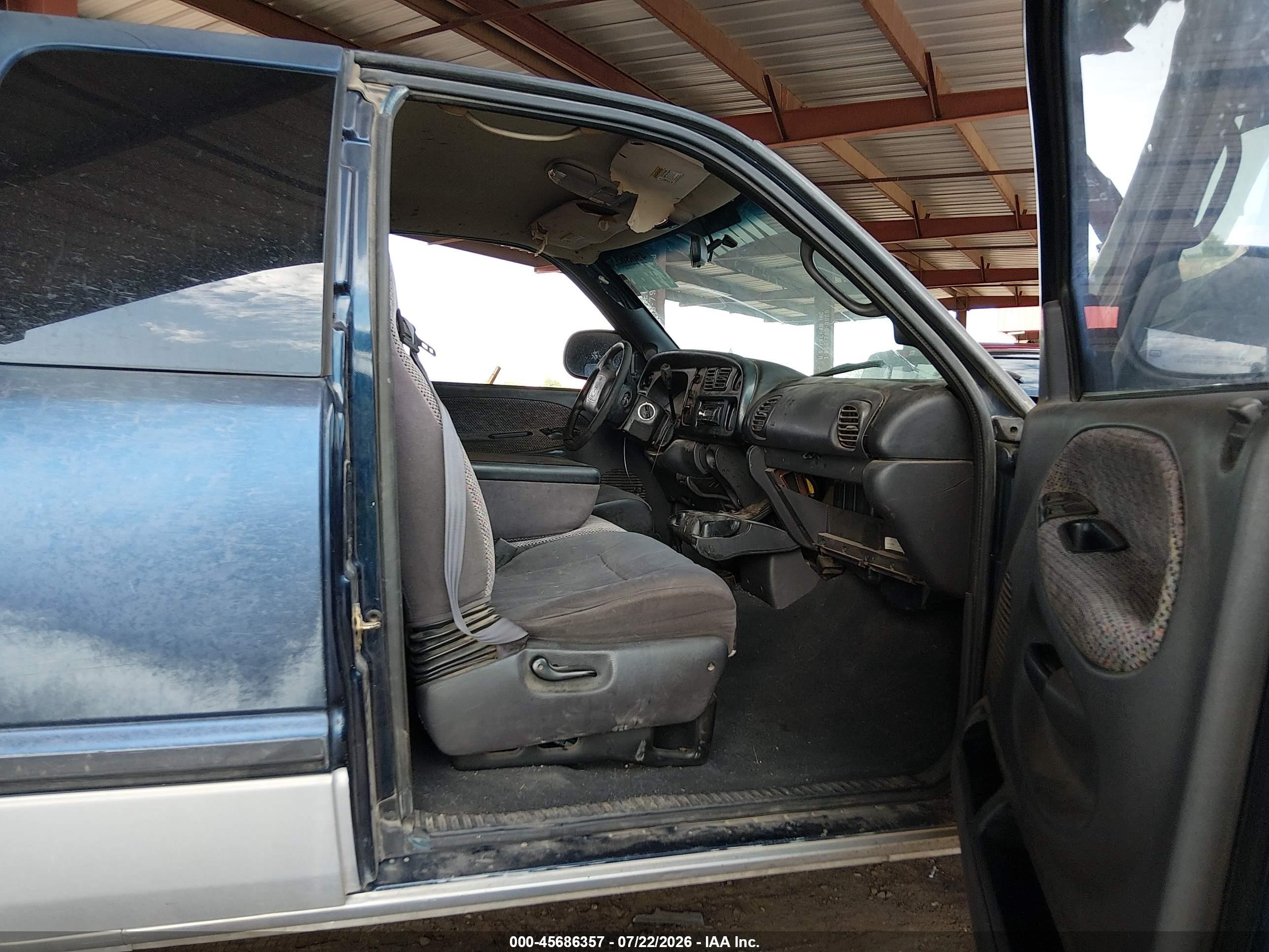 2001 Dodge Ram 1500 St Blue vin: 3B7HF13YX1M263362