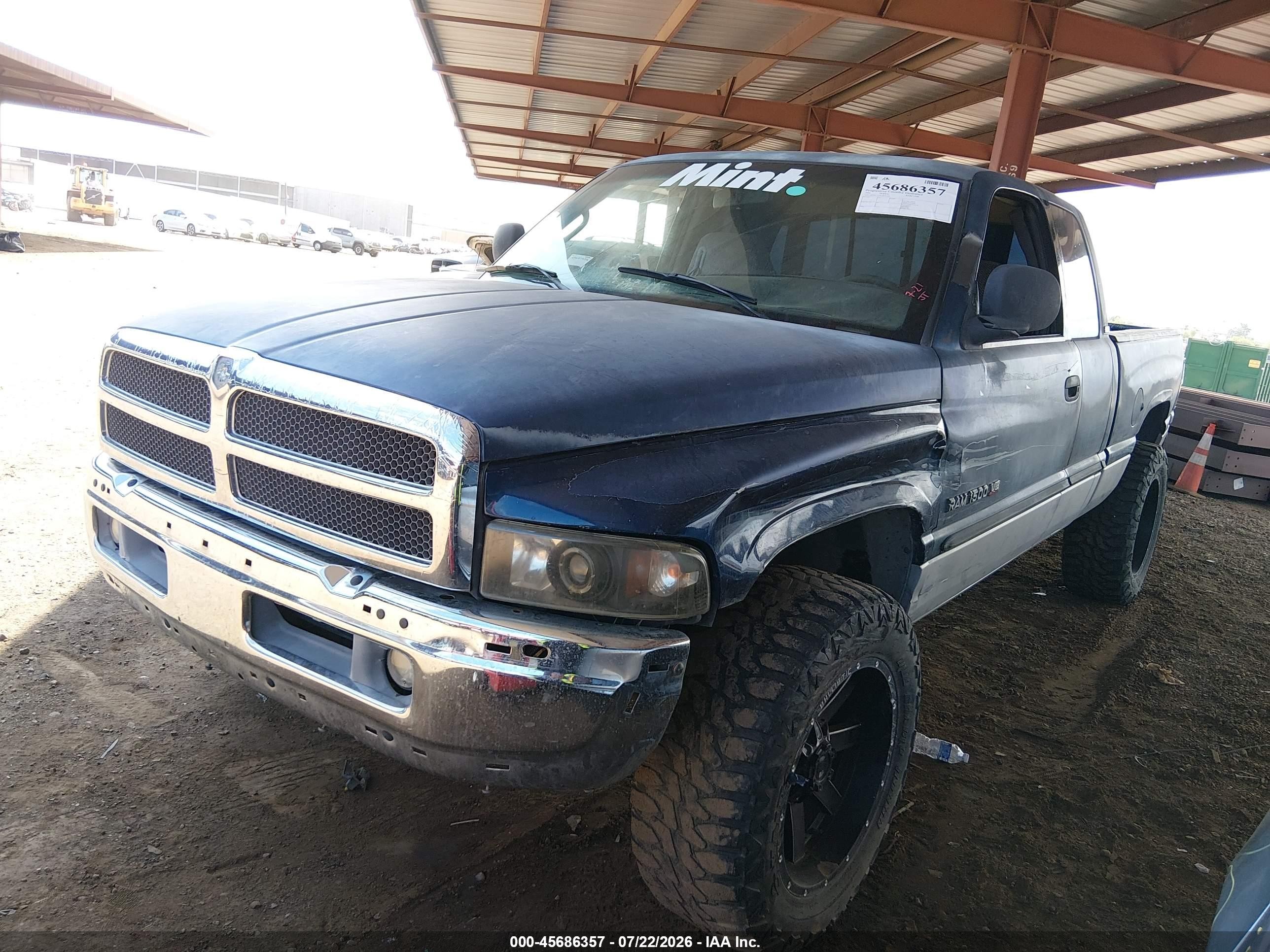 2001 Dodge Ram 1500 St Blue vin: 3B7HF13YX1M263362