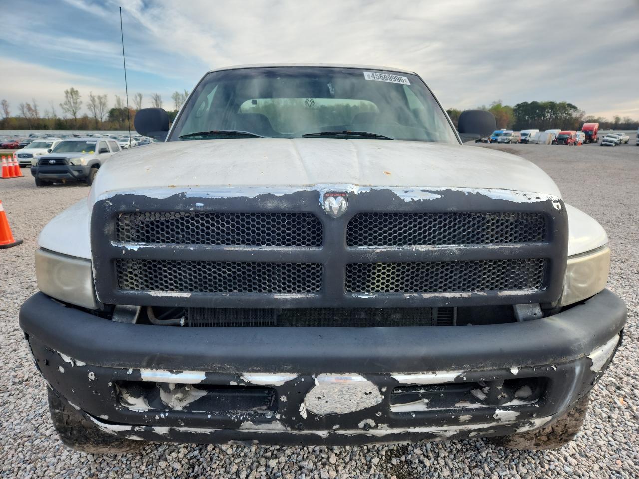 2001 Dodge Ram 1500 White vin: 3B7HF13YX1M552953