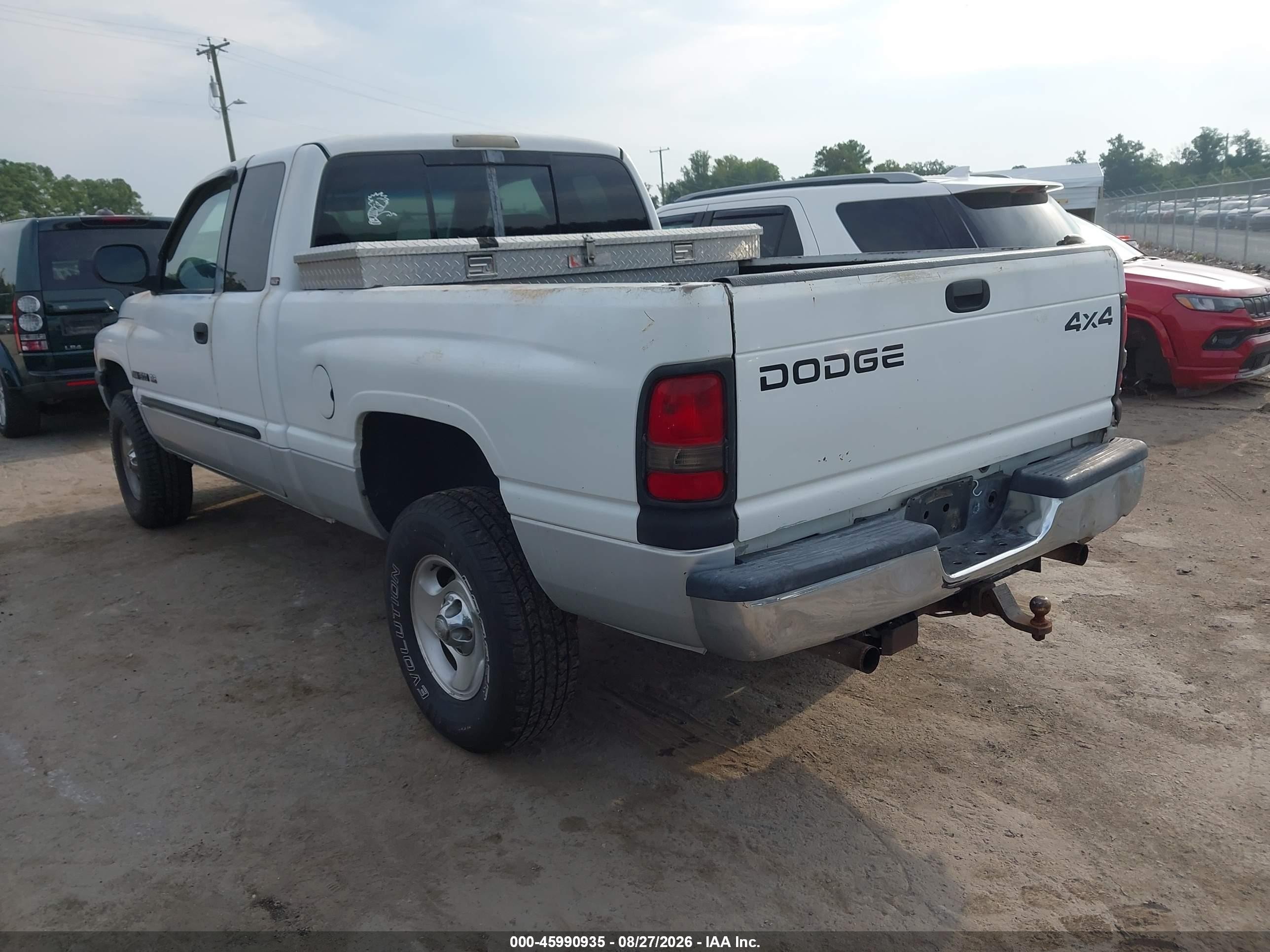2001 Dodge Ram 1500 St White vin: 3B7HF13Z01G783447