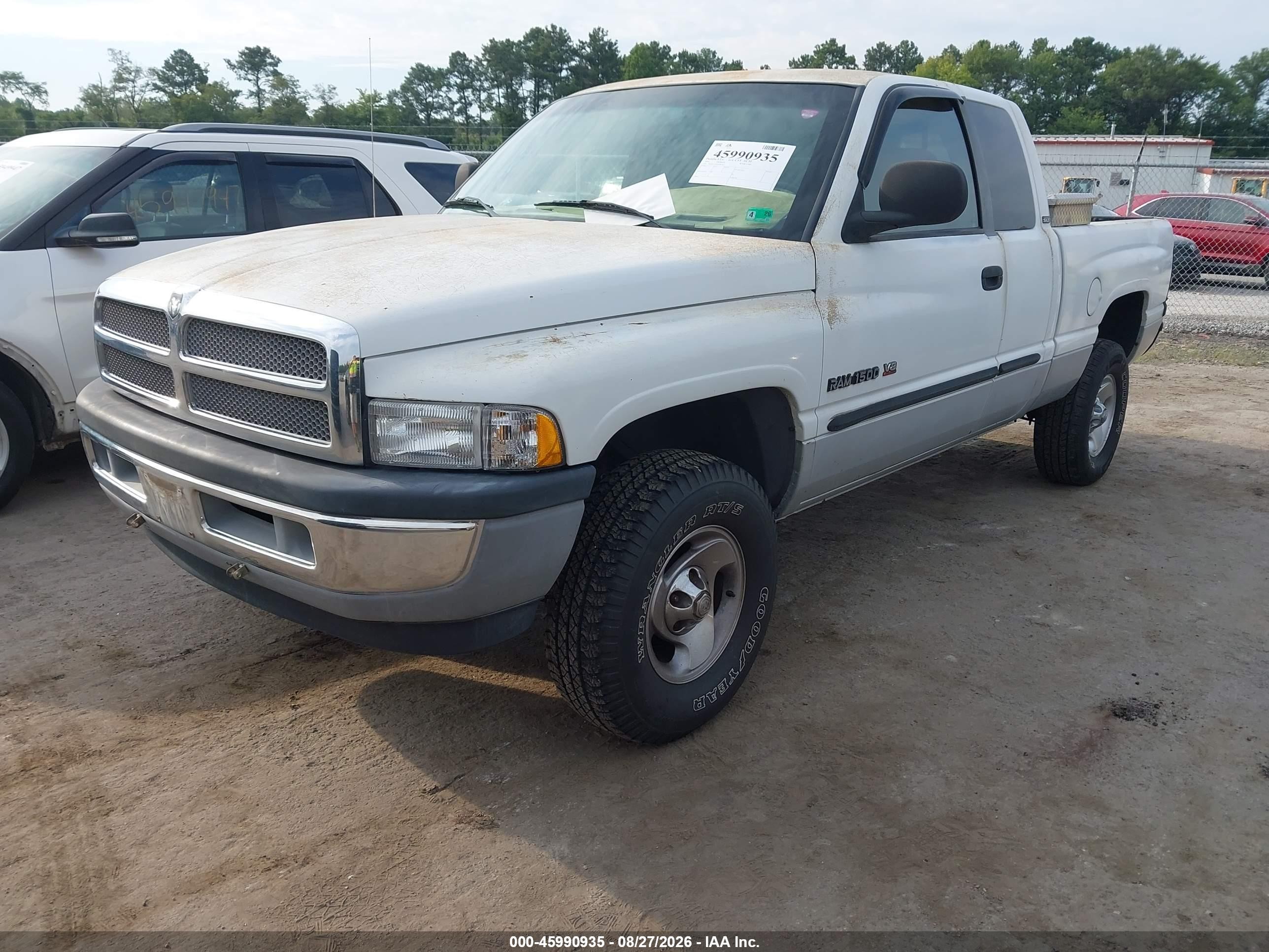2001 Dodge Ram 1500 St White vin: 3B7HF13Z01G783447