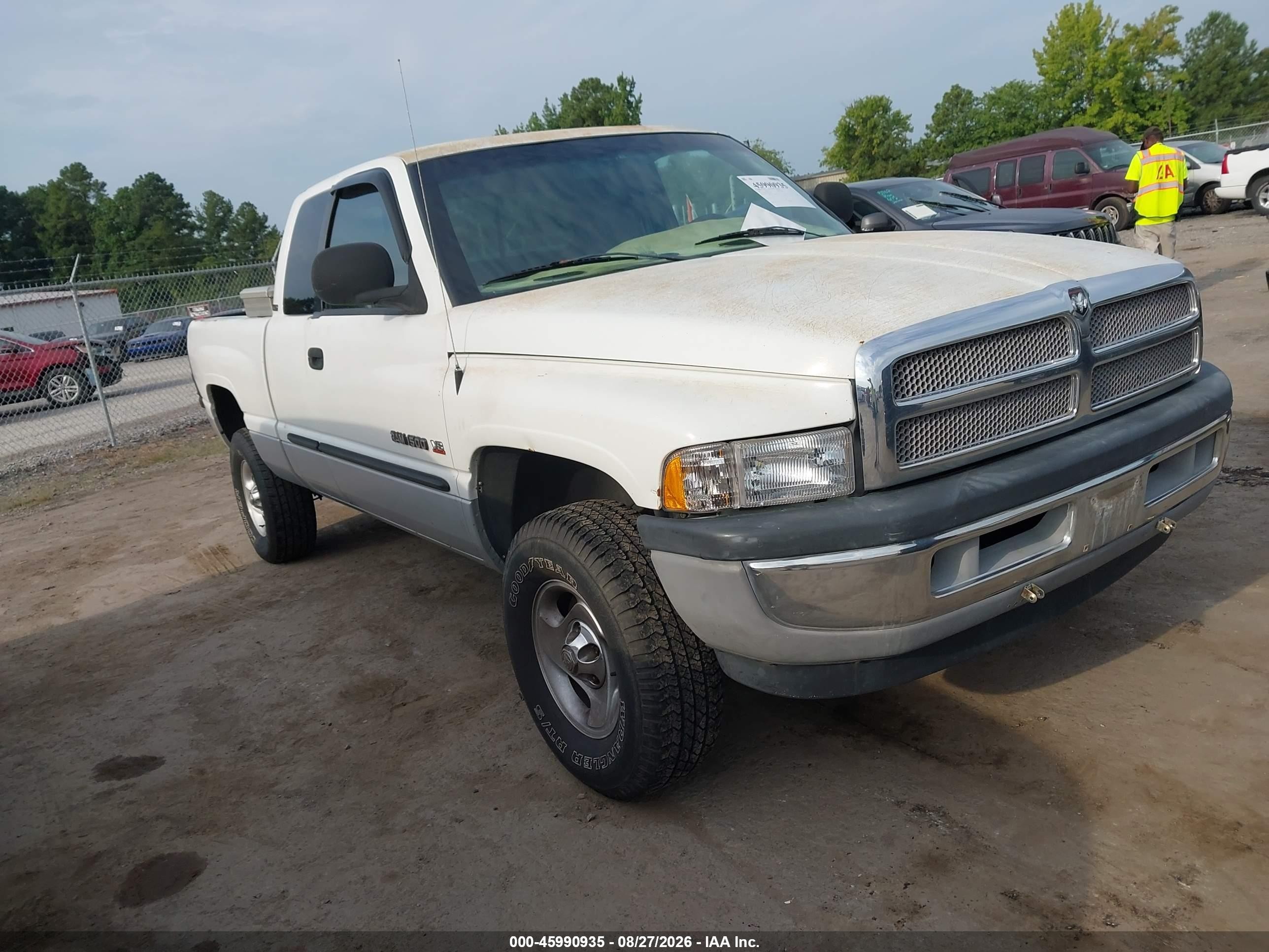 2001 Dodge Ram 1500 St White vin: 3B7HF13Z01G783447