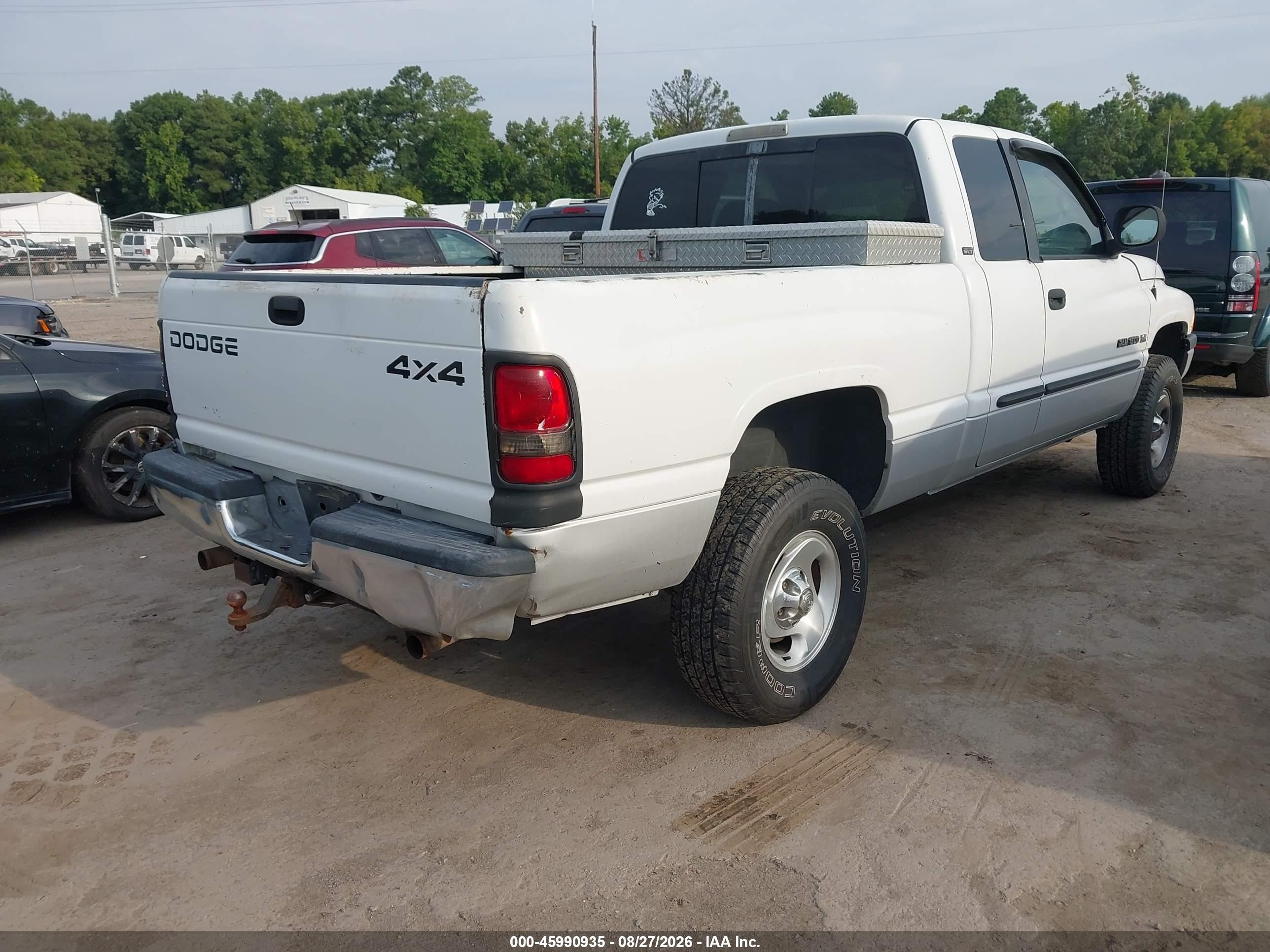 2001 Dodge Ram 1500 St White vin: 3B7HF13Z01G783447
