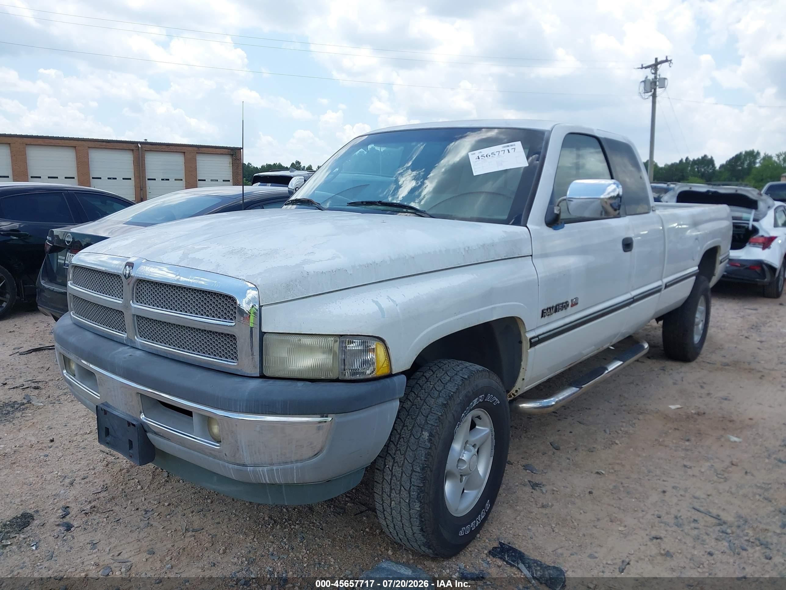 1997 Dodge Ram 1500 St White vin: 3B7HF13Z1VG823041