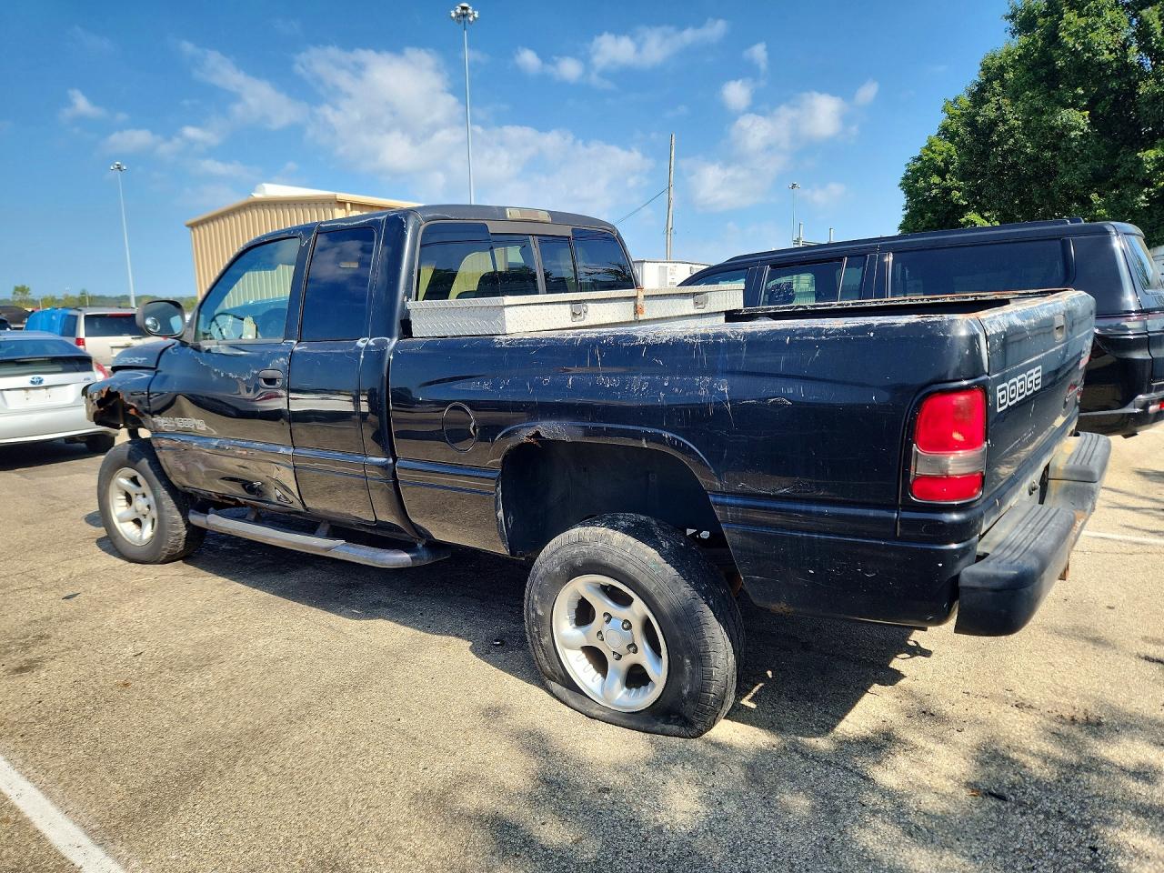 2001 Dodge Ram 1500 Black vin: 3B7HF13Z21G190673