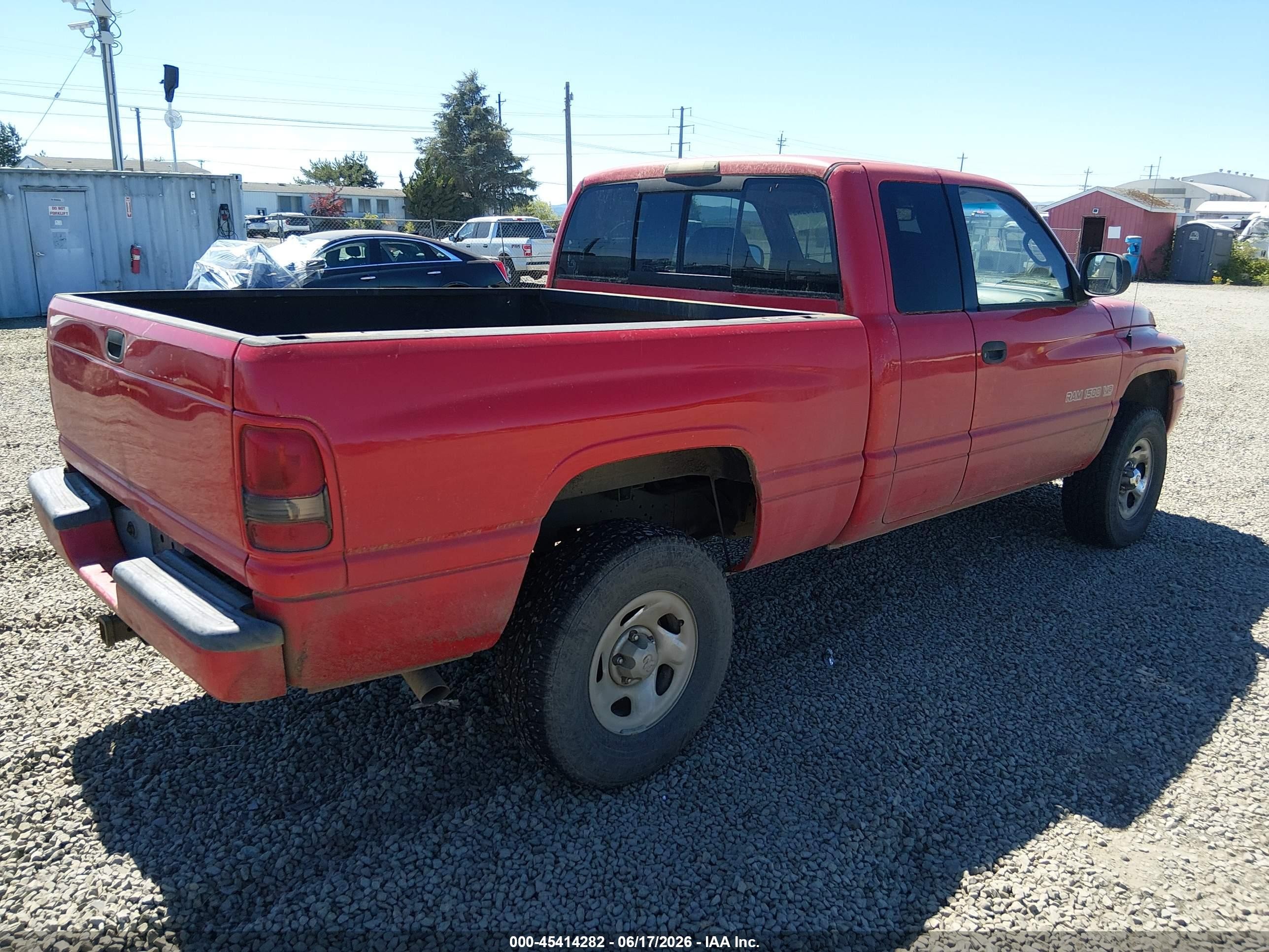 2001 Dodge Ram 1500 St Red vin: 3B7HF13Z21G208945