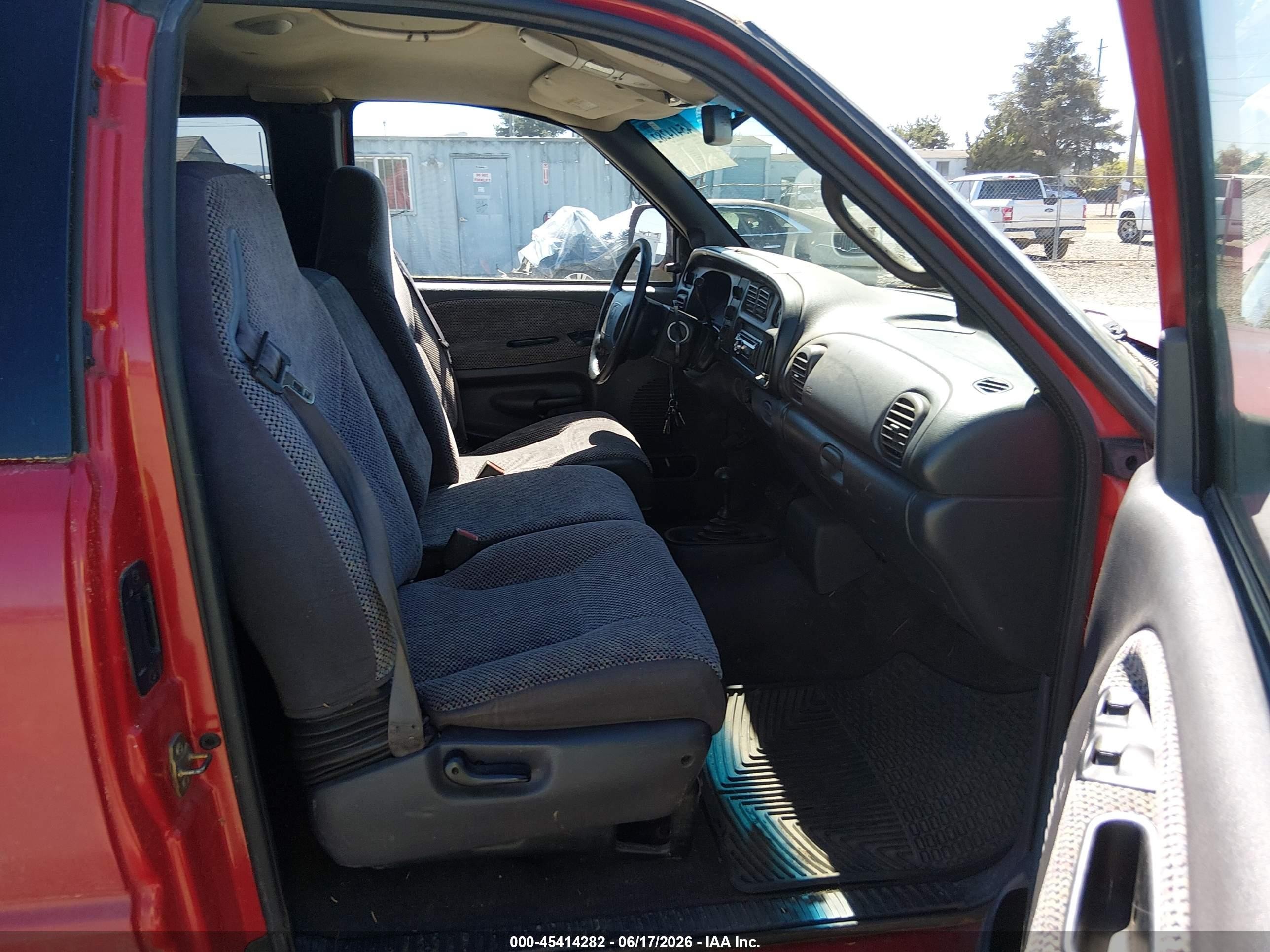 2001 Dodge Ram 1500 St Red vin: 3B7HF13Z21G208945