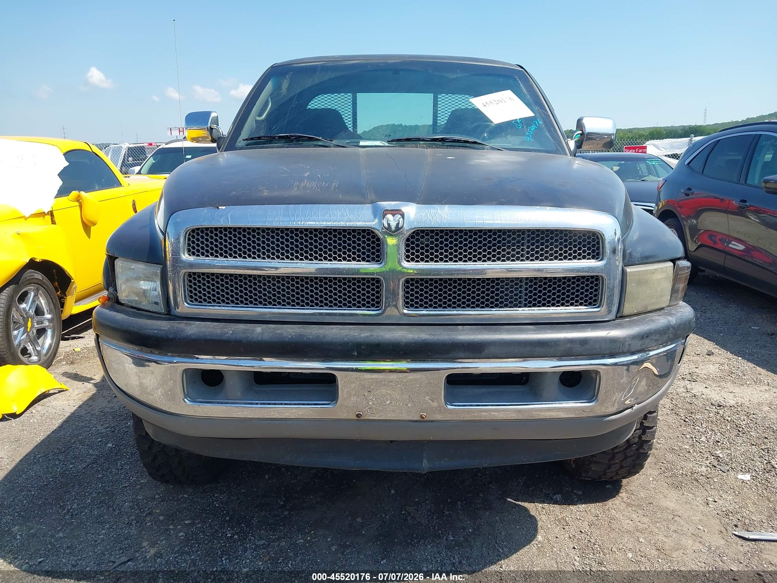 2001 Dodge Ram 1500 St Black vin: 3B7HF13Z21M512052