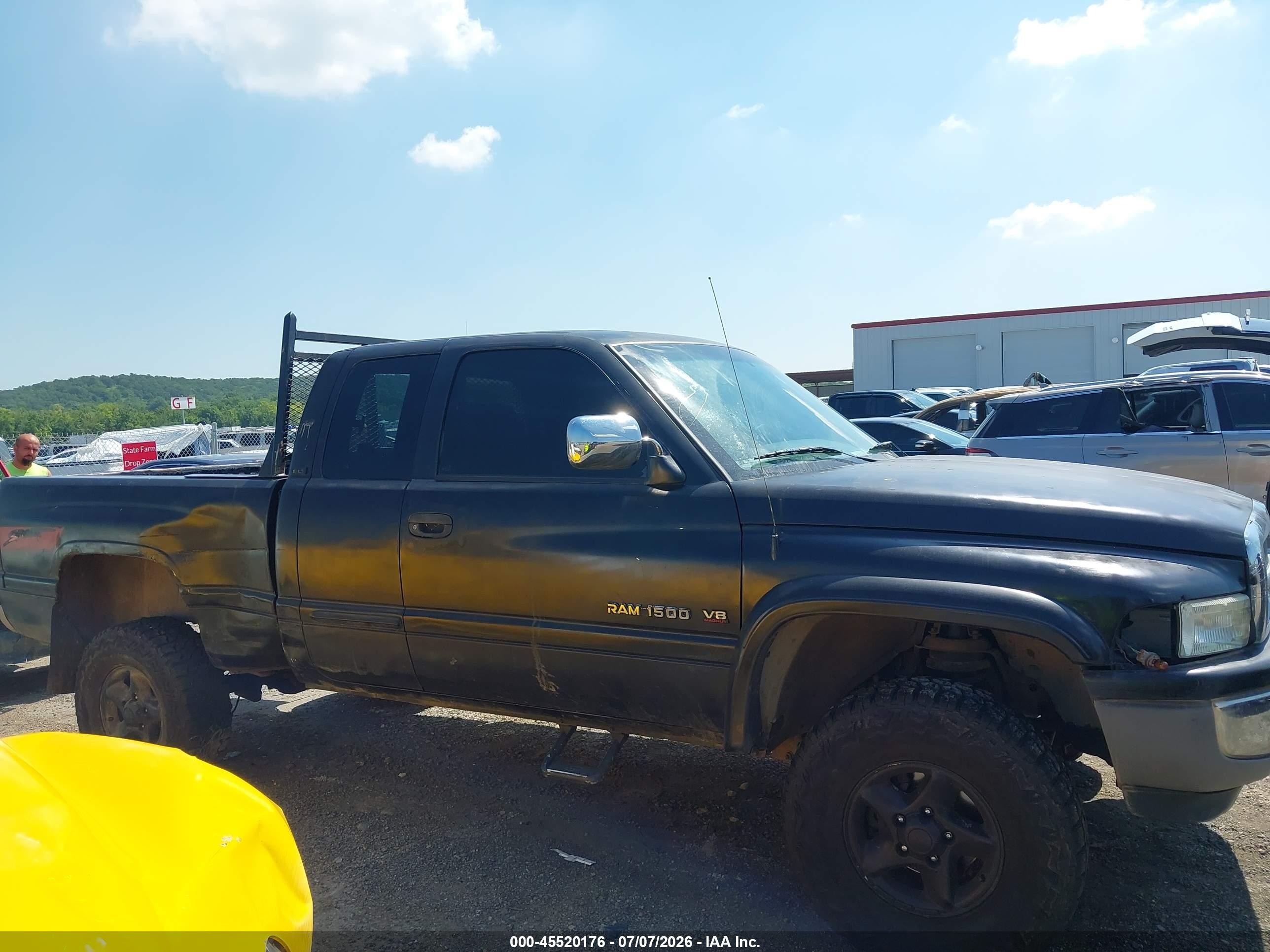 2001 Dodge Ram 1500 St Black vin: 3B7HF13Z21M512052