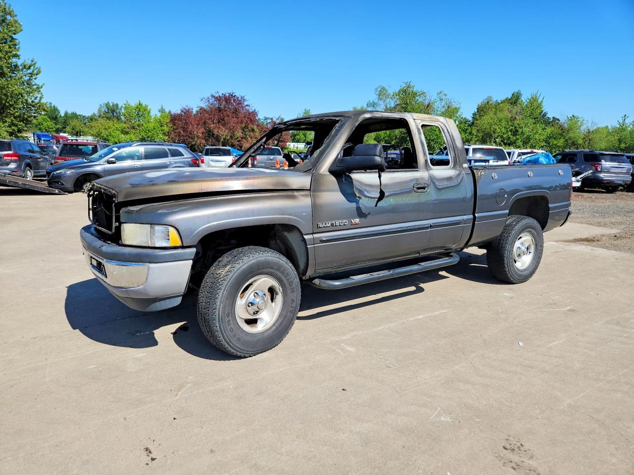 2001 Dodge Ram 1500 Gray vin: 3B7HF13Z21M583431
