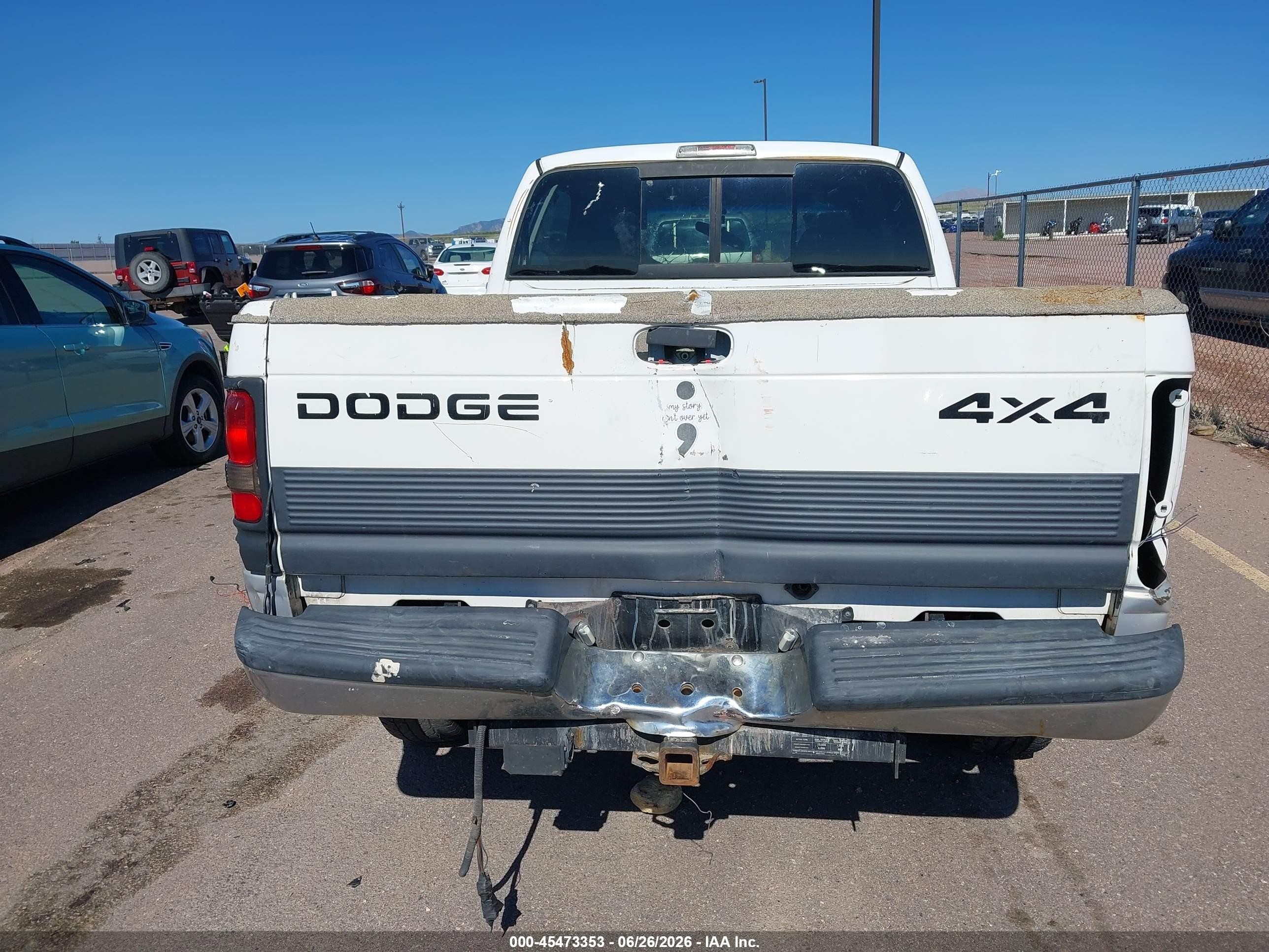 1997 Dodge Ram 1500 St Белый vin: 3B7HF13Z2VG780765
