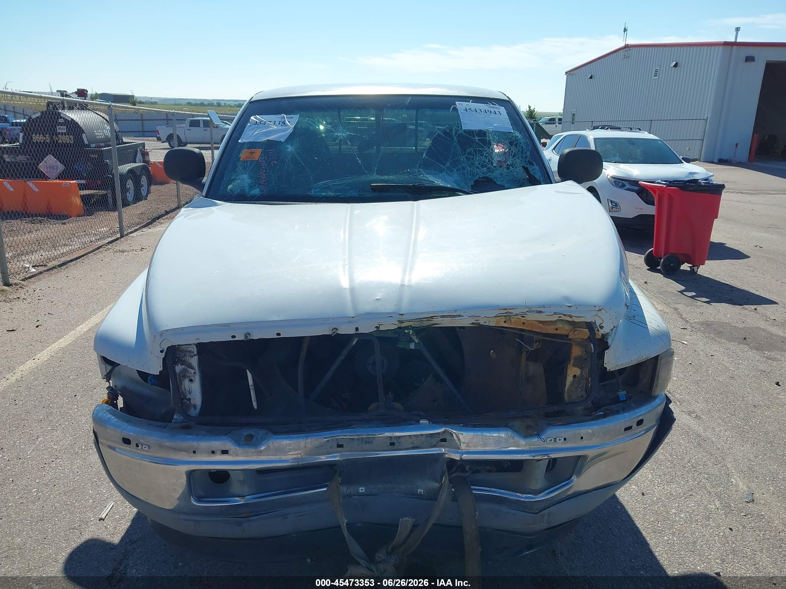 1997 Dodge Ram 1500 St Белый vin: 3B7HF13Z2VG780765