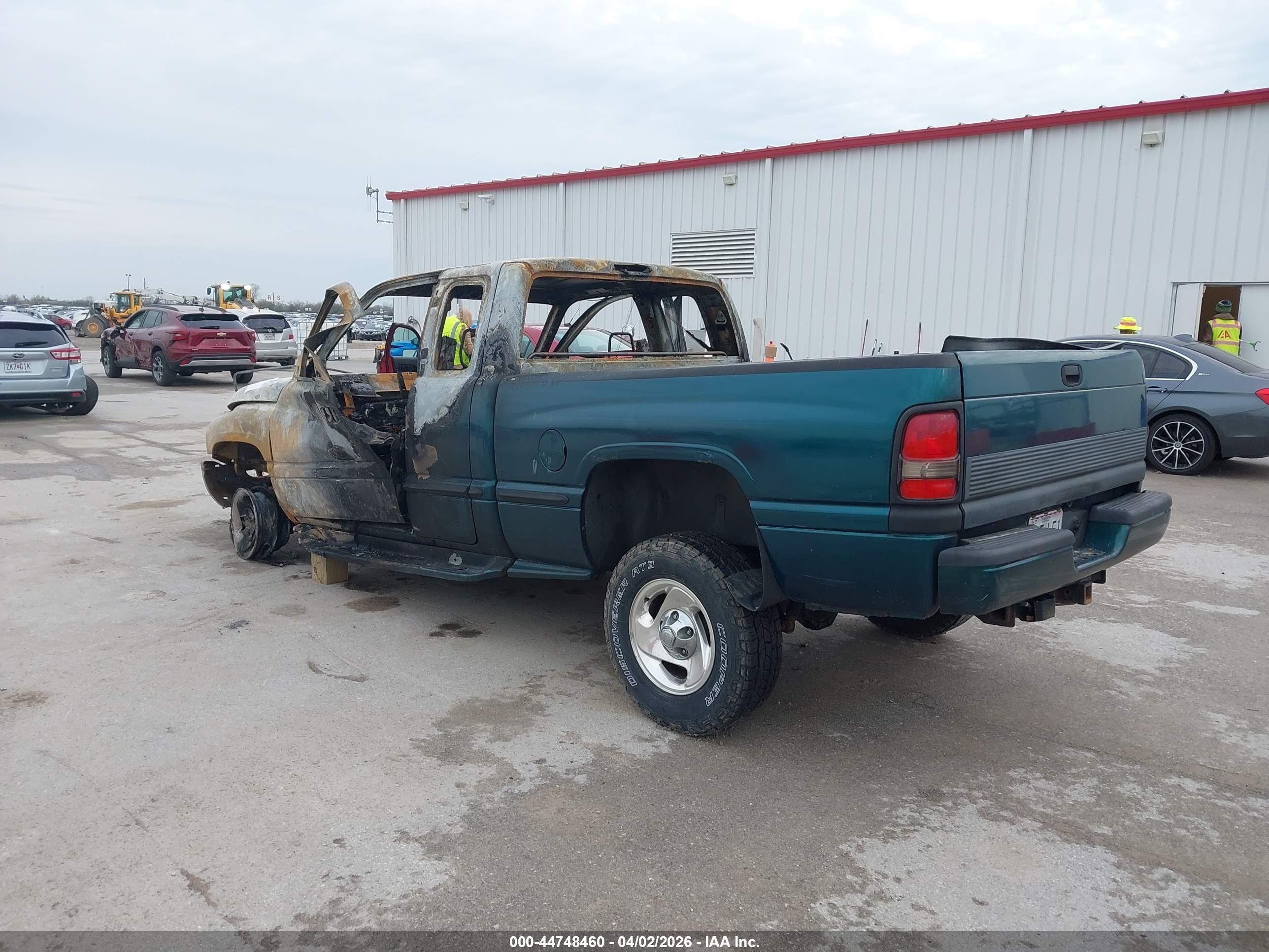 1998 Dodge Ram 1500 St Green vin: 3B7HF13Z2WG140833