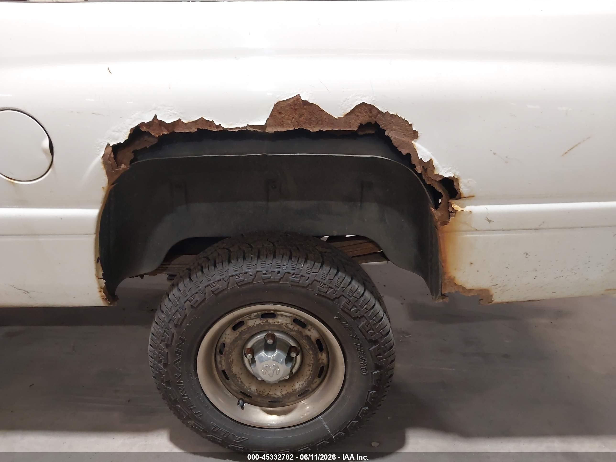 1999 Dodge Ram 1500 St Белый vin: 3B7HF13Z3XG222863